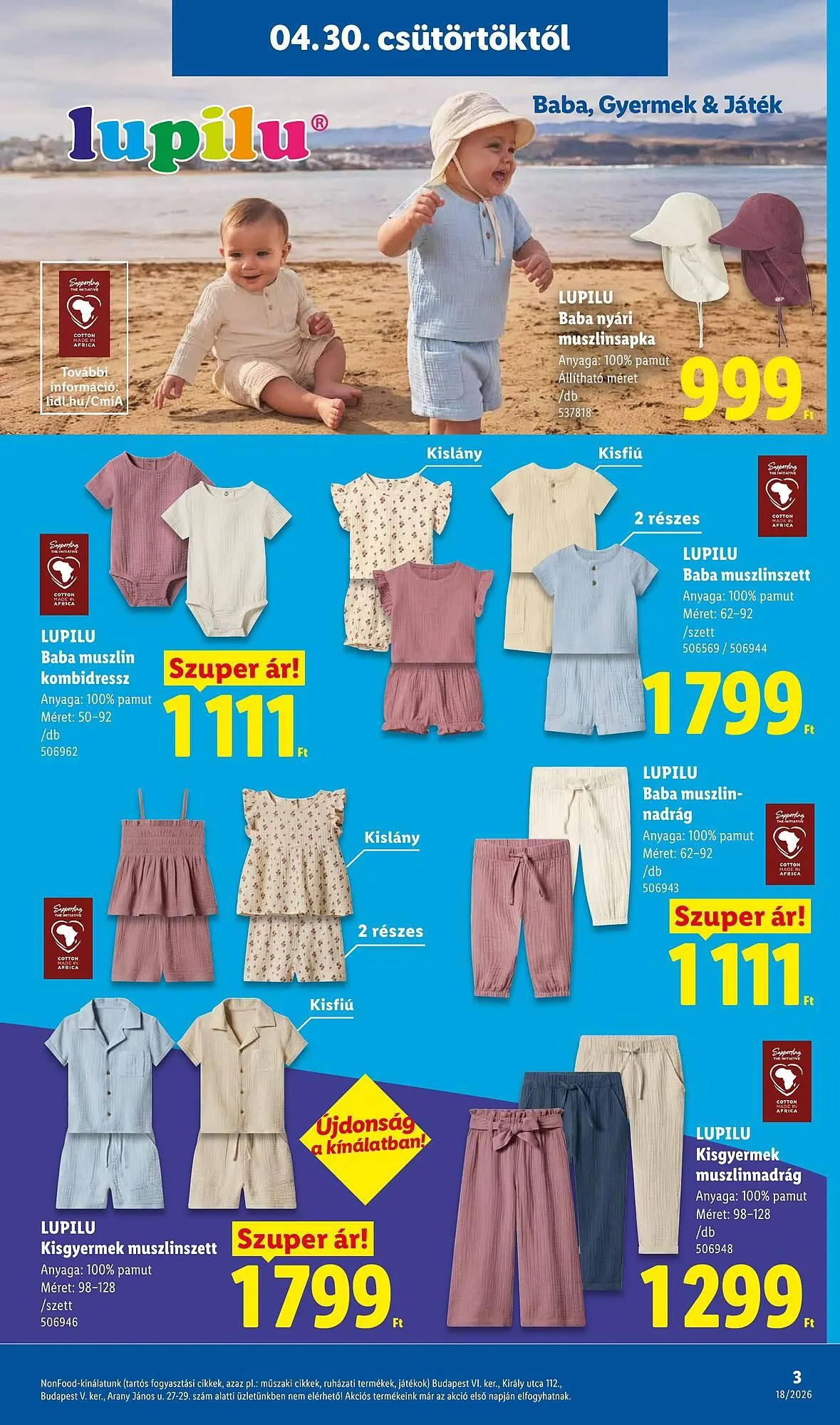 Katalógus Lidl akciós újság április 30.-tól május 6.-ig 2026. - Oldal 3