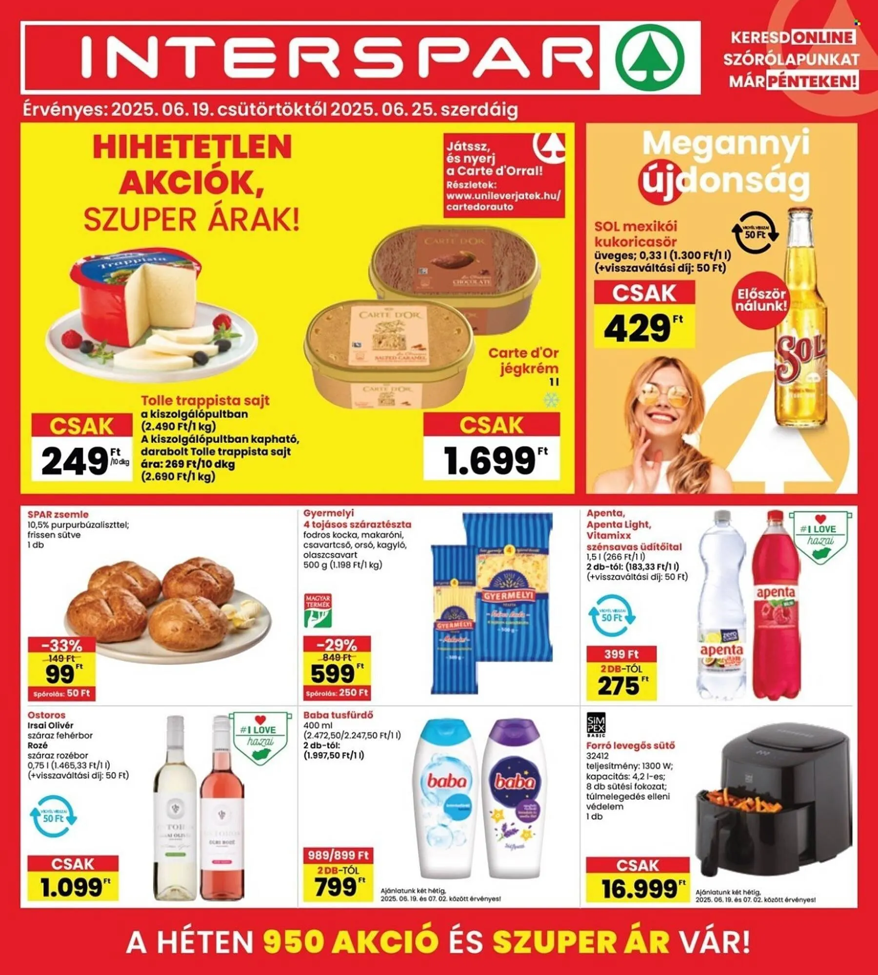 Katalógus Interspar akciós újság június 19.-tól június 25.-ig 2025. - Oldal 1