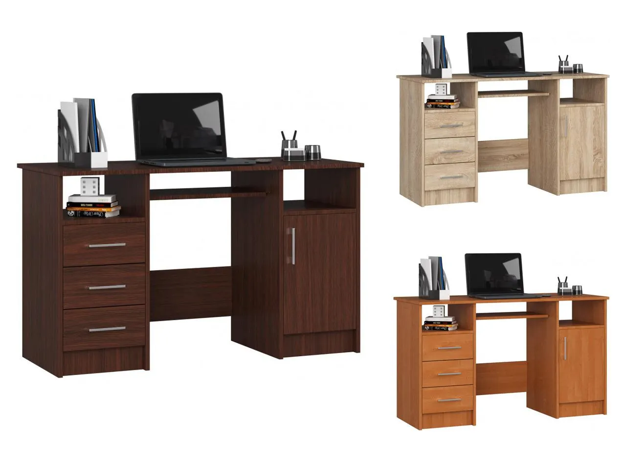 AKO-Ana számítógépasztal polcokkal