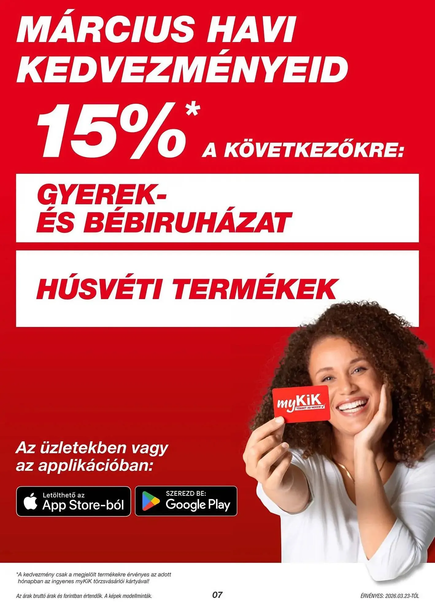 Katalógus Kik akciós újság március 23.-tól április 19.-ig 2026. - Oldal 7