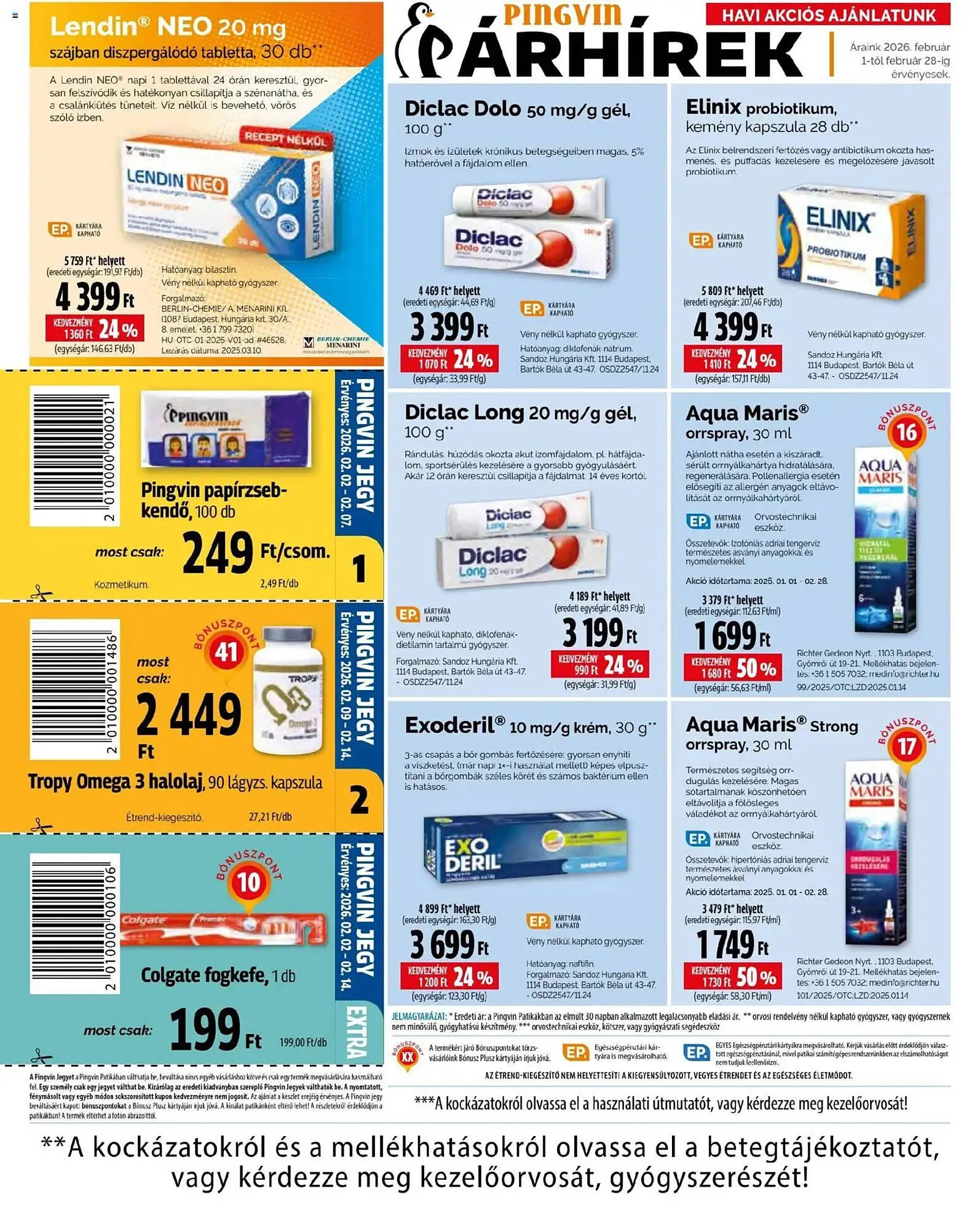 Katalógus Pingvin Patika akciós újság február 1.-tól február 28.-ig 2026. - Oldal 8