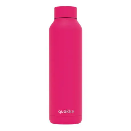 Solid Raspberry Pink fémkulacs 630ml - Quokka