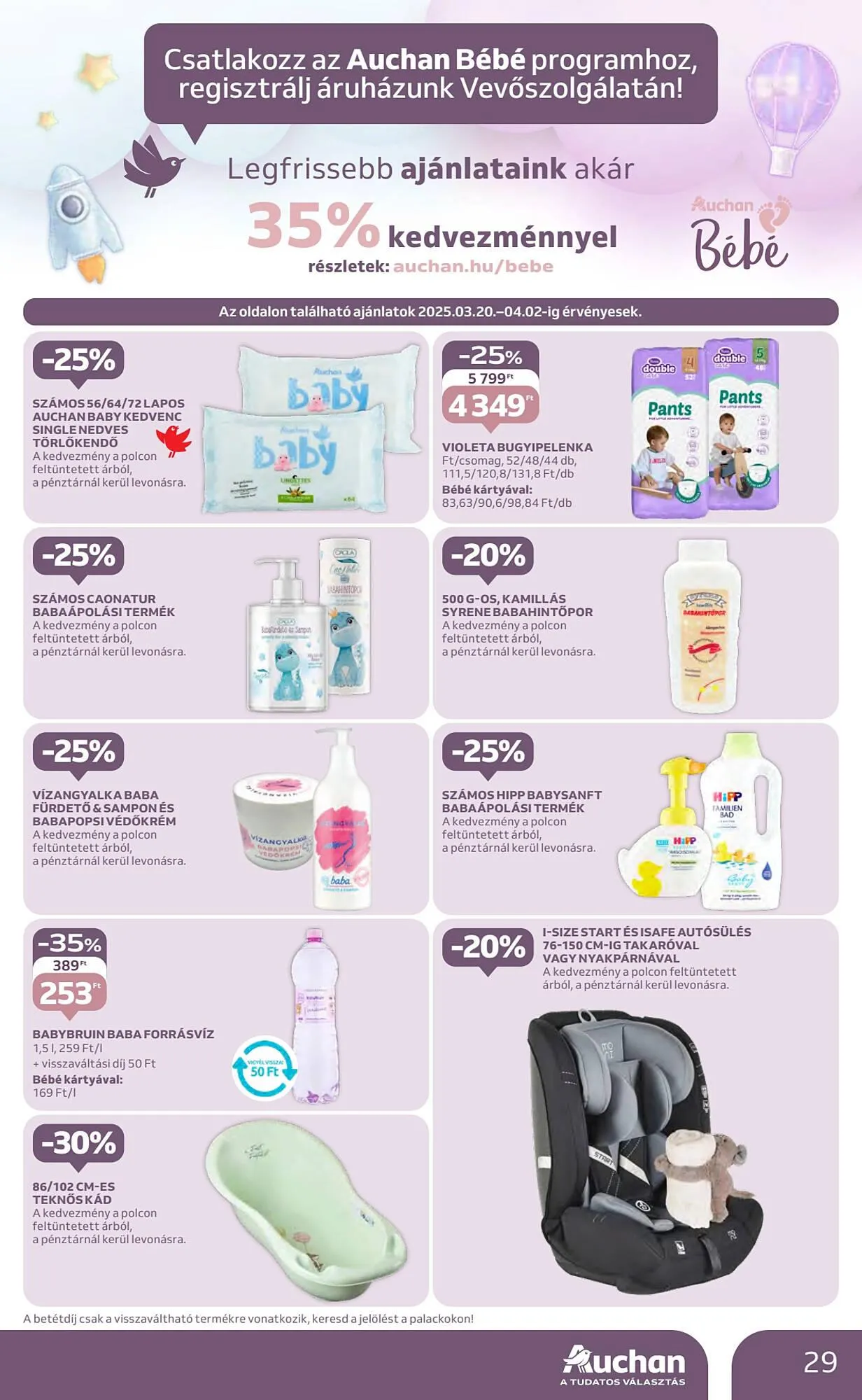 Katalógus Auchan akciós újság március 20.-tól március 26.-ig 2025. - Oldal 29