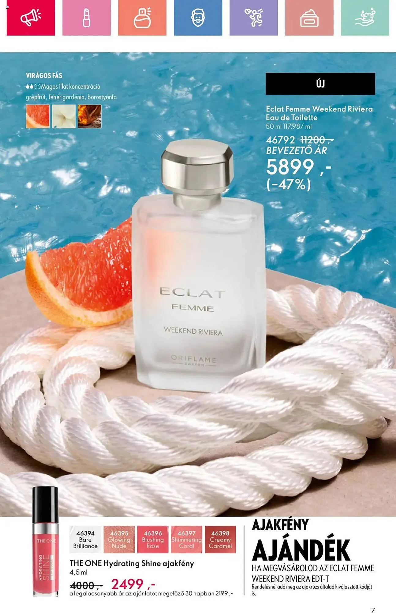 Katalógus Oriflame akciós újság június 15.-tól július 5.-ig 2025. - Oldal 7