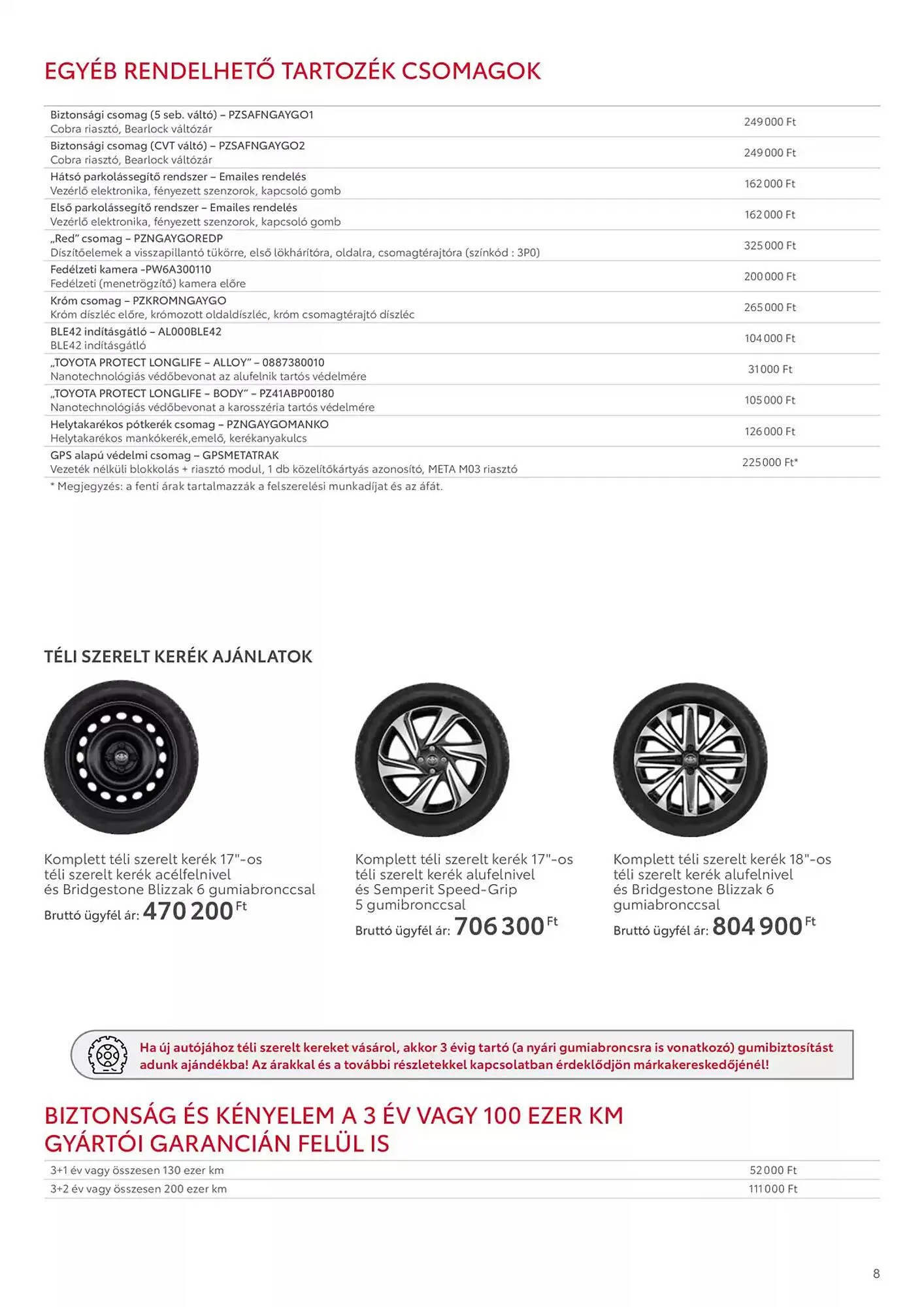Katalógus Toyota akciós újság január 28.-tól január 28.-ig 2026. - Oldal 8