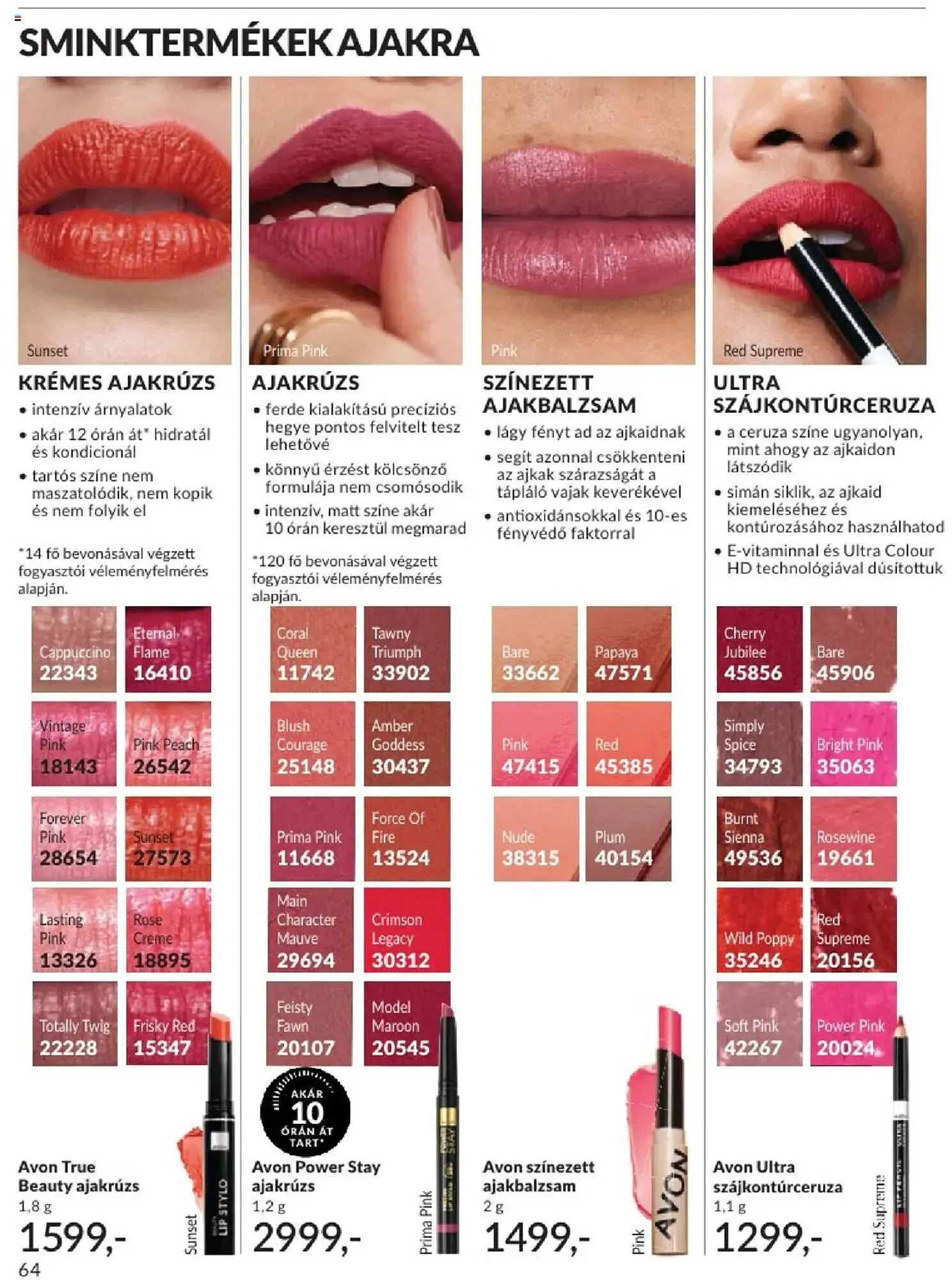 Katalógus AVON akciós újság augusztus 1.-tól augusztus 31.-ig 2025. - Oldal 64