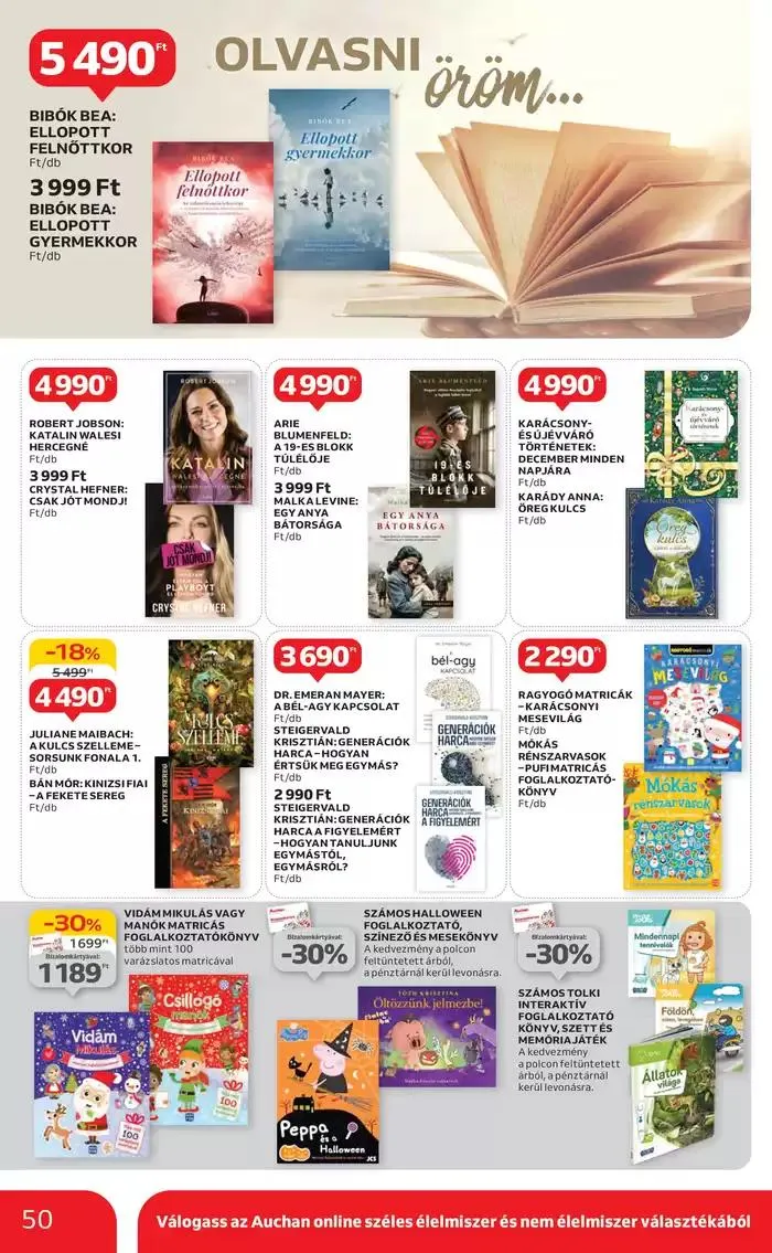Katalógus Catalog Auchan október 28.-tól november 6.-ig 2024. - Oldal 50
