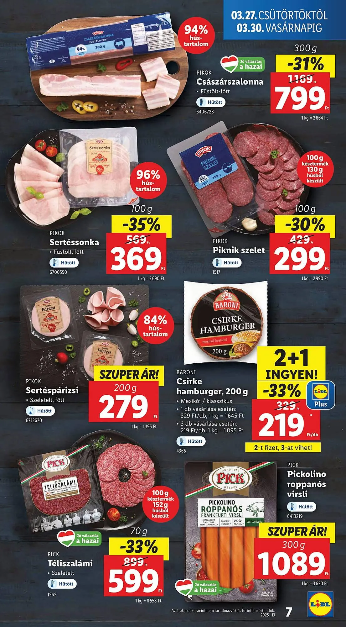 Katalógus Lidl akciós újság március 27.-tól április 2.-ig 2025. - Oldal 7