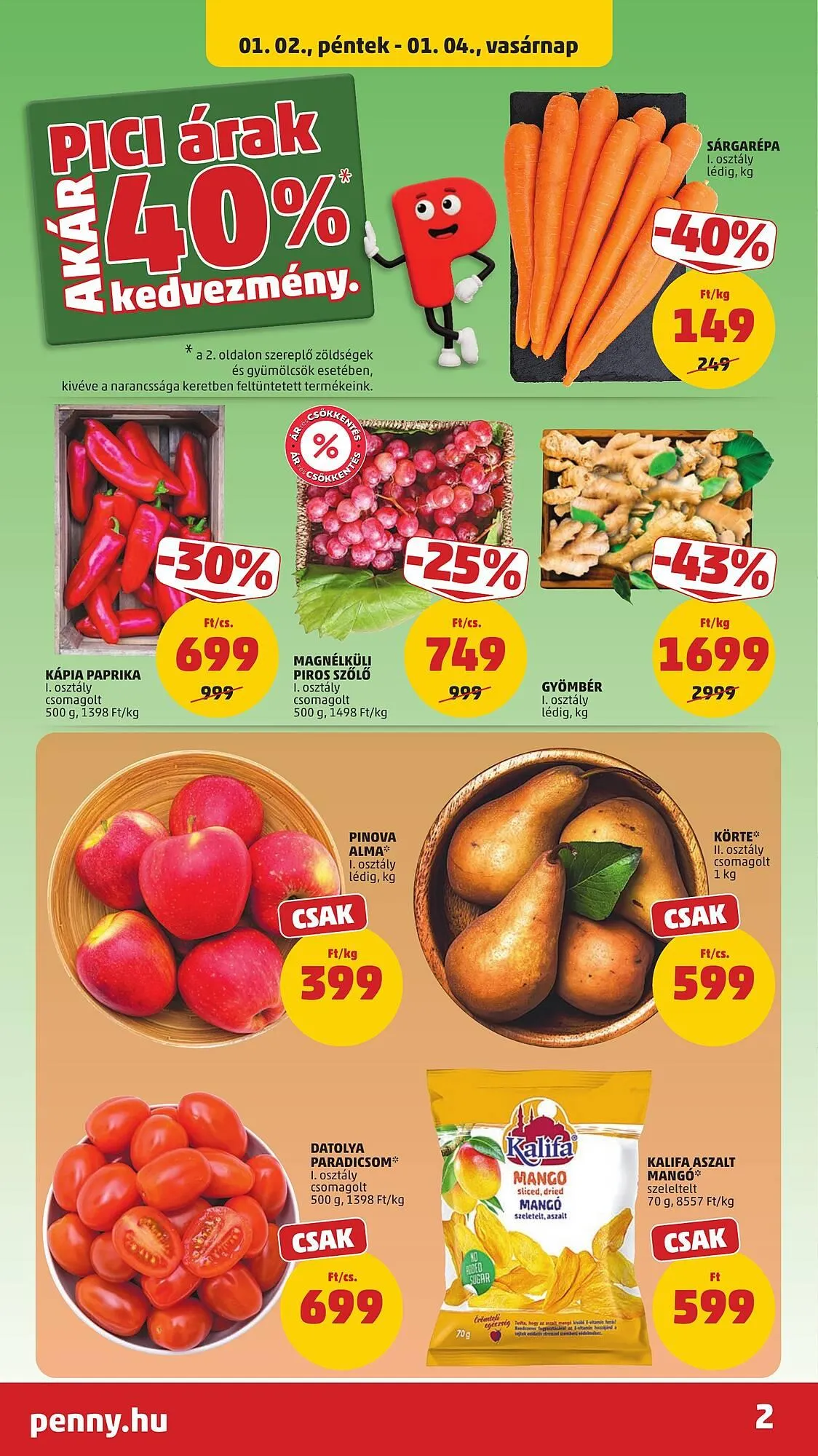 Katalógus PENNY akciós újság január 2.-tól január 7.-ig 2026. - Oldal 2