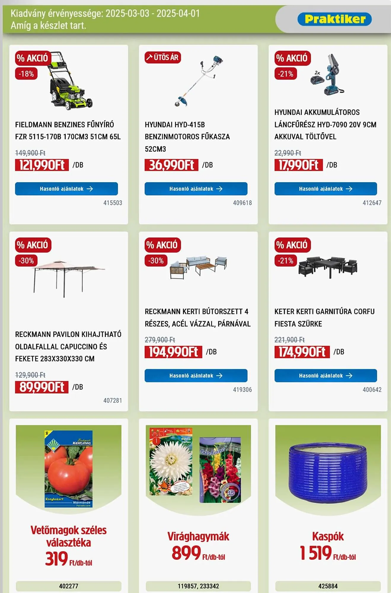 Katalógus Praktiker akciós újság március 3.-tól április 1.-ig 2025. - Oldal 23