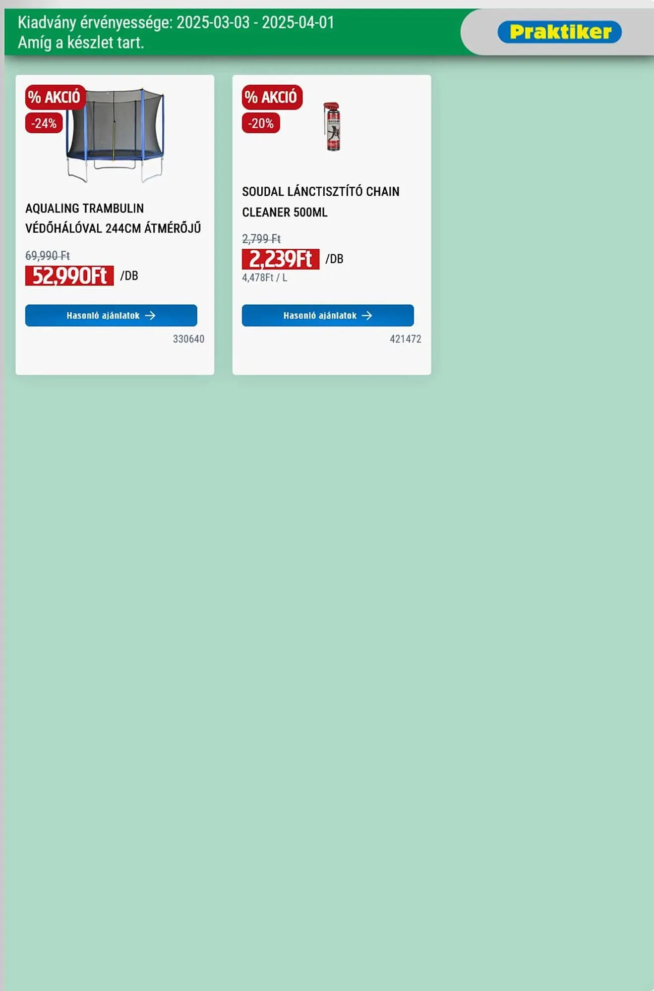 Katalógus Praktiker akciós újság március 3.-tól április 1.-ig 2025. - Oldal 25