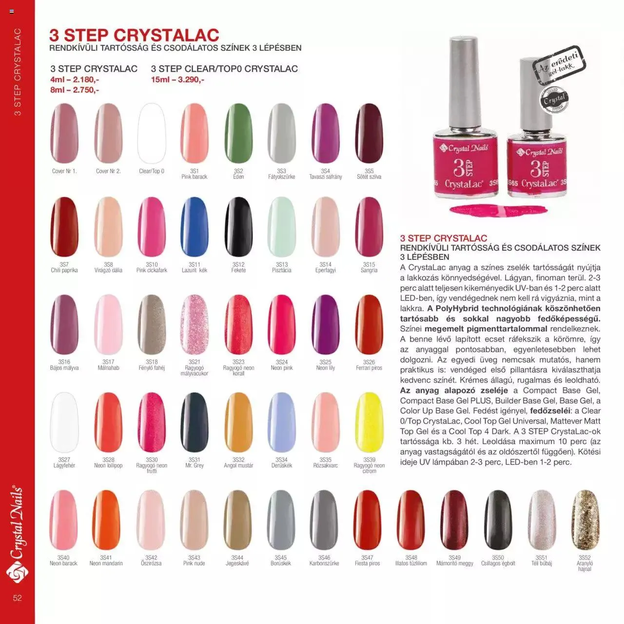 Katalógus Crystal Nails - Nagykatalógus 22/23 március 8.-tól december 31.-ig 2023. - Oldal 52