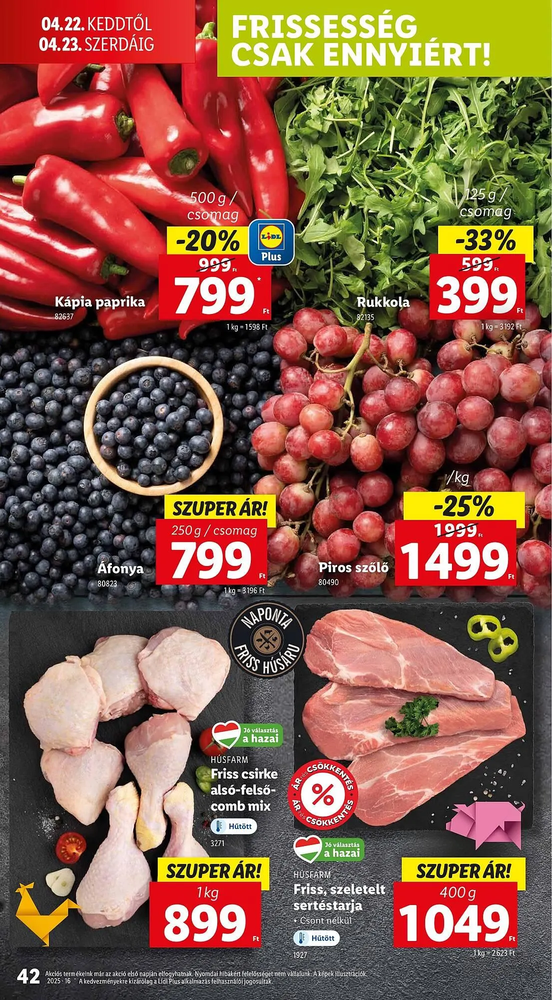 Katalógus Lidl akciós újság április 16.-tól április 19.-ig 2025. - Oldal 42