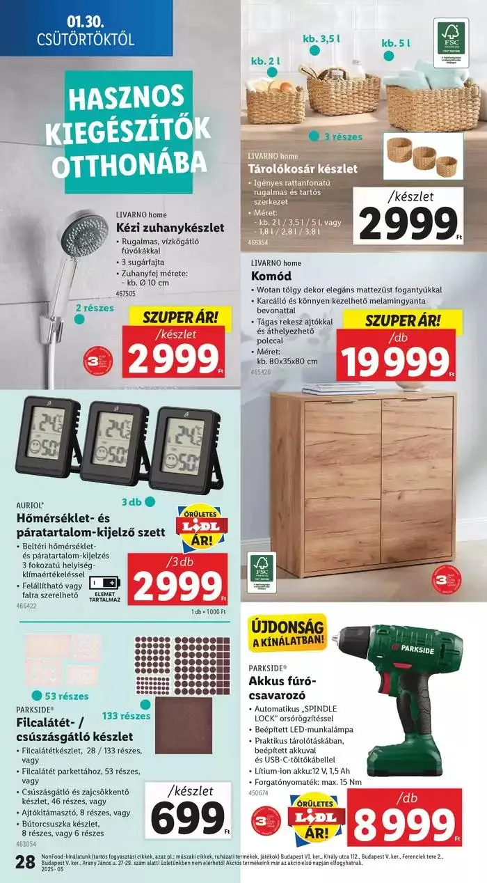 Katalógus Akciós újság – 05. hét január 30.-tól február 5.-ig 2025. - Oldal 28