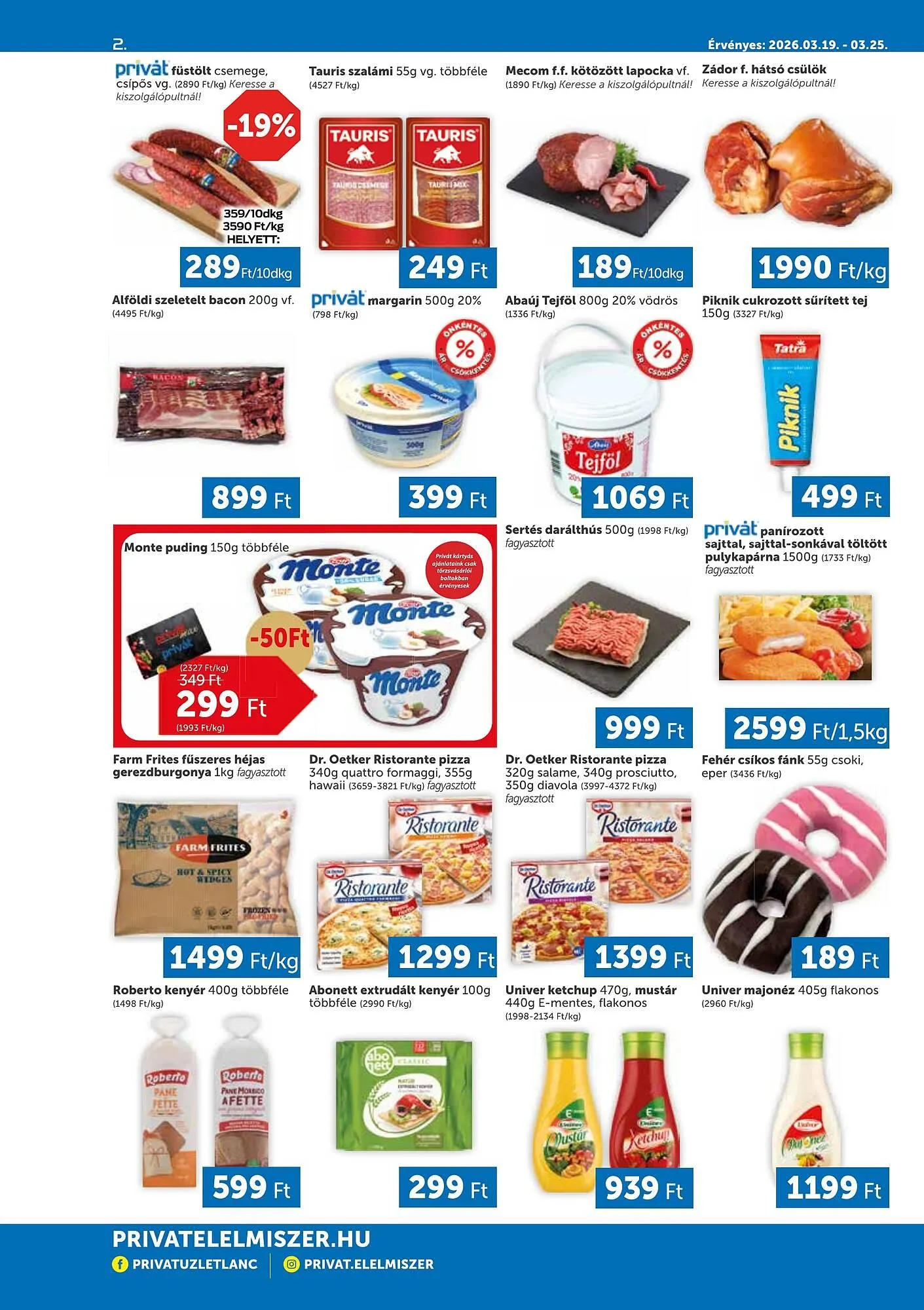 Katalógus PRIVÁT akciós újság március 19.-tól március 25.-ig 2026. - Oldal 2