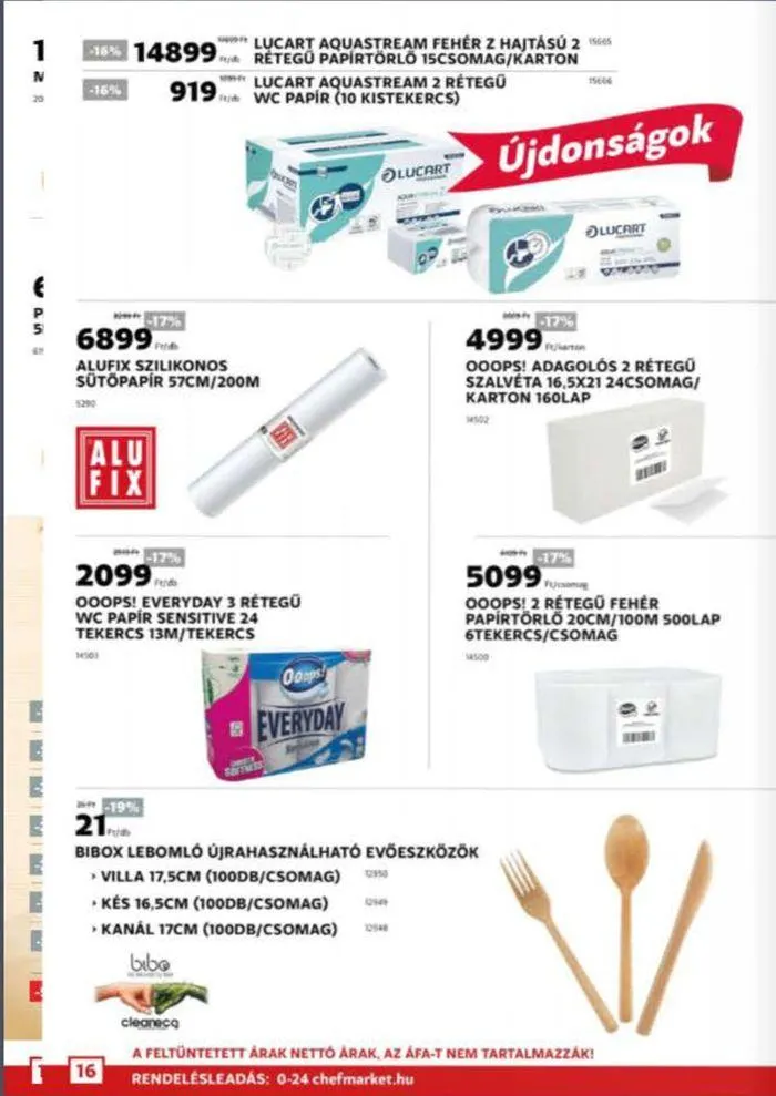 Katalógus Chef Market Magazin augusztus 1.-tól augusztus 31.-ig 2024. - Oldal 16