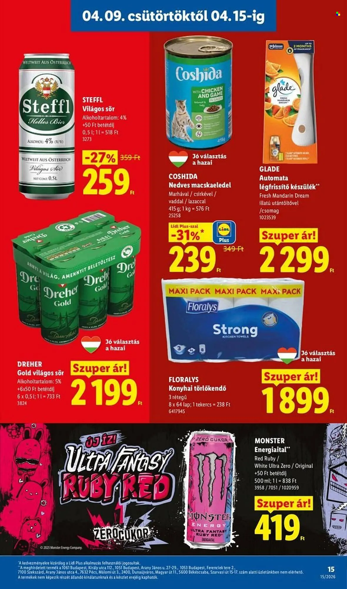 Katalógus Lidl akciós újság április 9.-tól április 15.-ig 2026. - Oldal 15