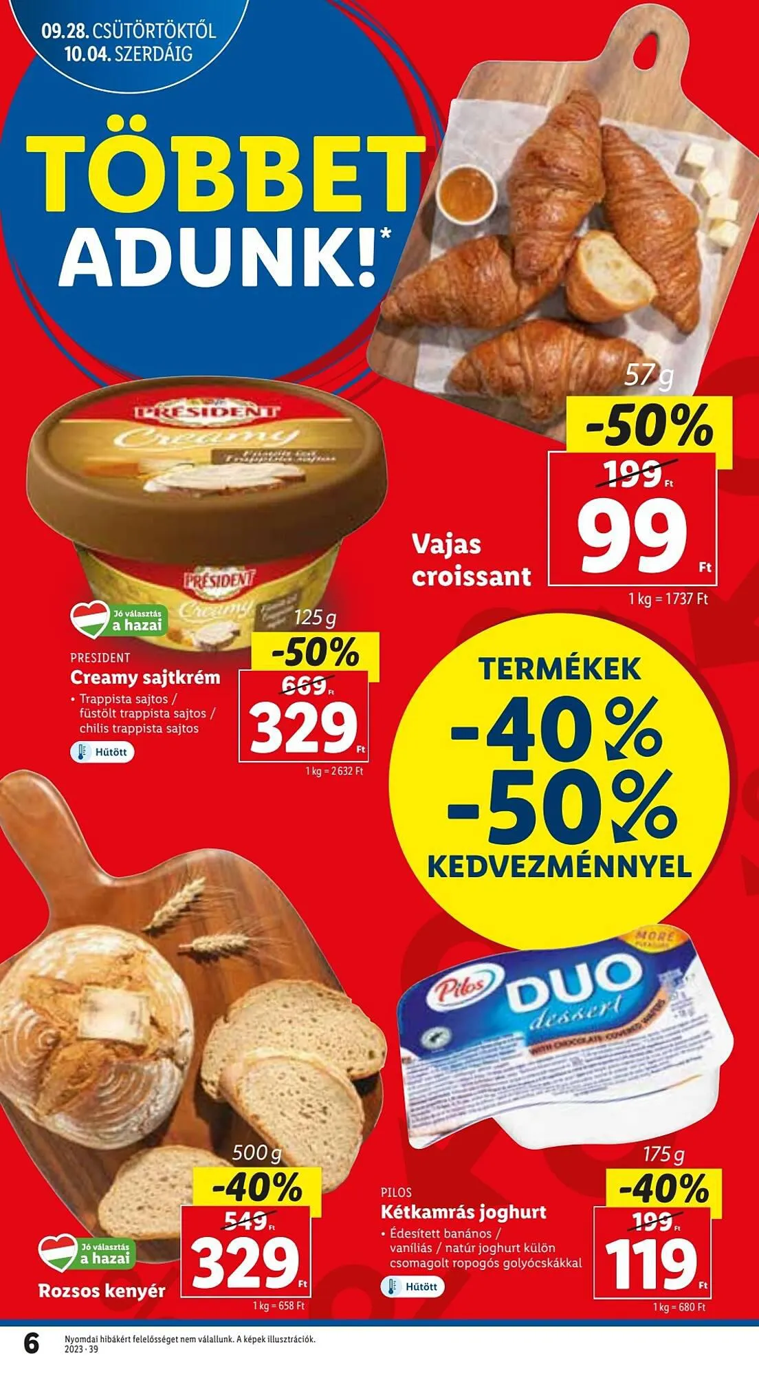 Katalógus Lidl akciós újság szeptember 28.-tól október 4.-ig 2023. - Oldal 6