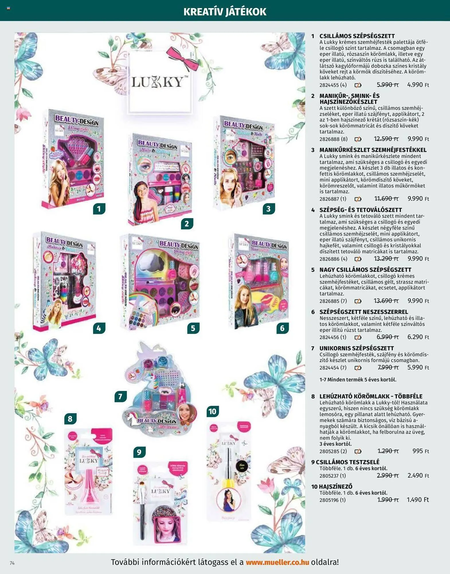 Katalógus Müller akciós újság október 30.-tól december 31.-ig 2023. - Oldal 74