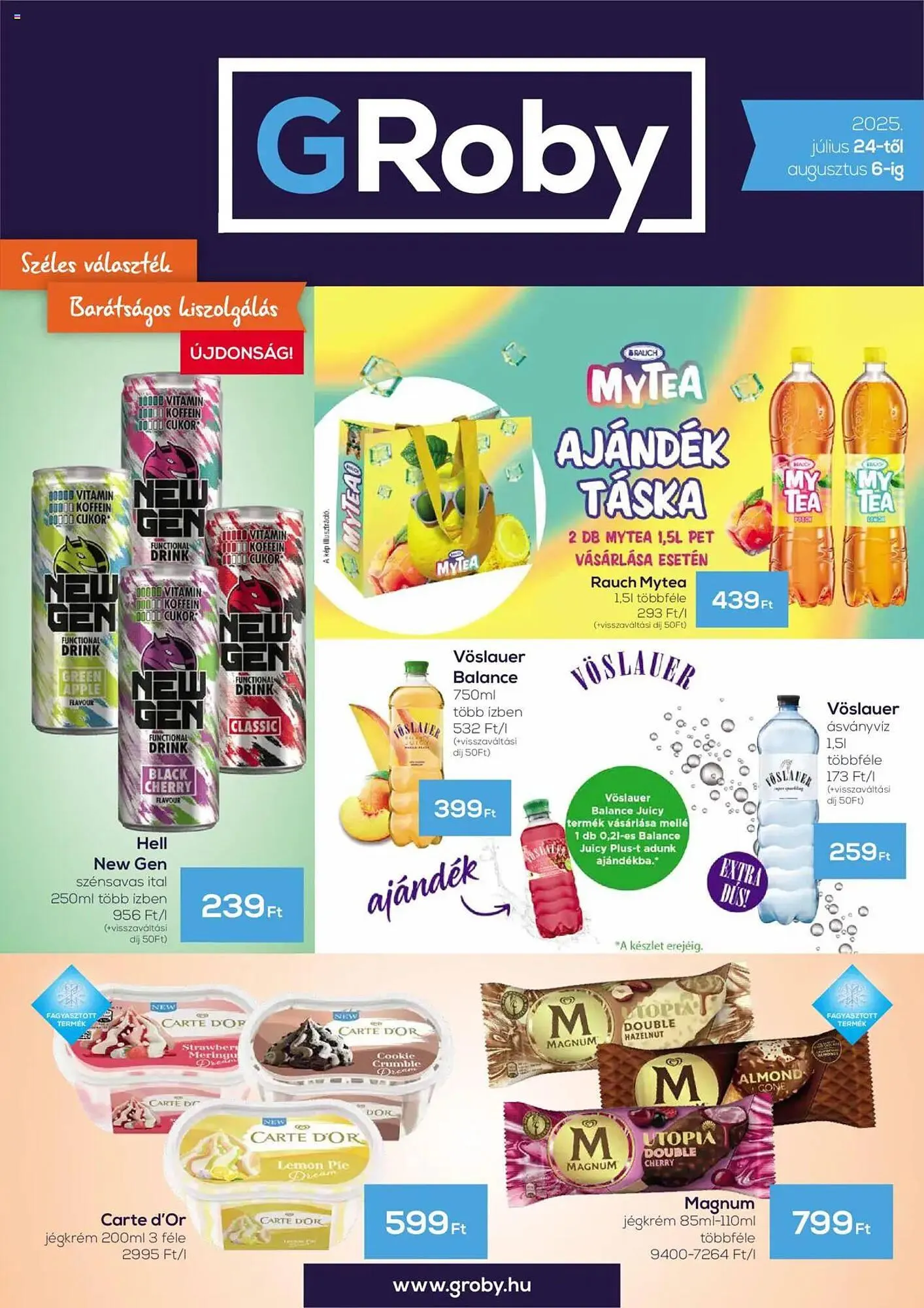 Katalógus GRoby akciós újság július 24.-tól augusztus 6.-ig 2025. - Oldal 1