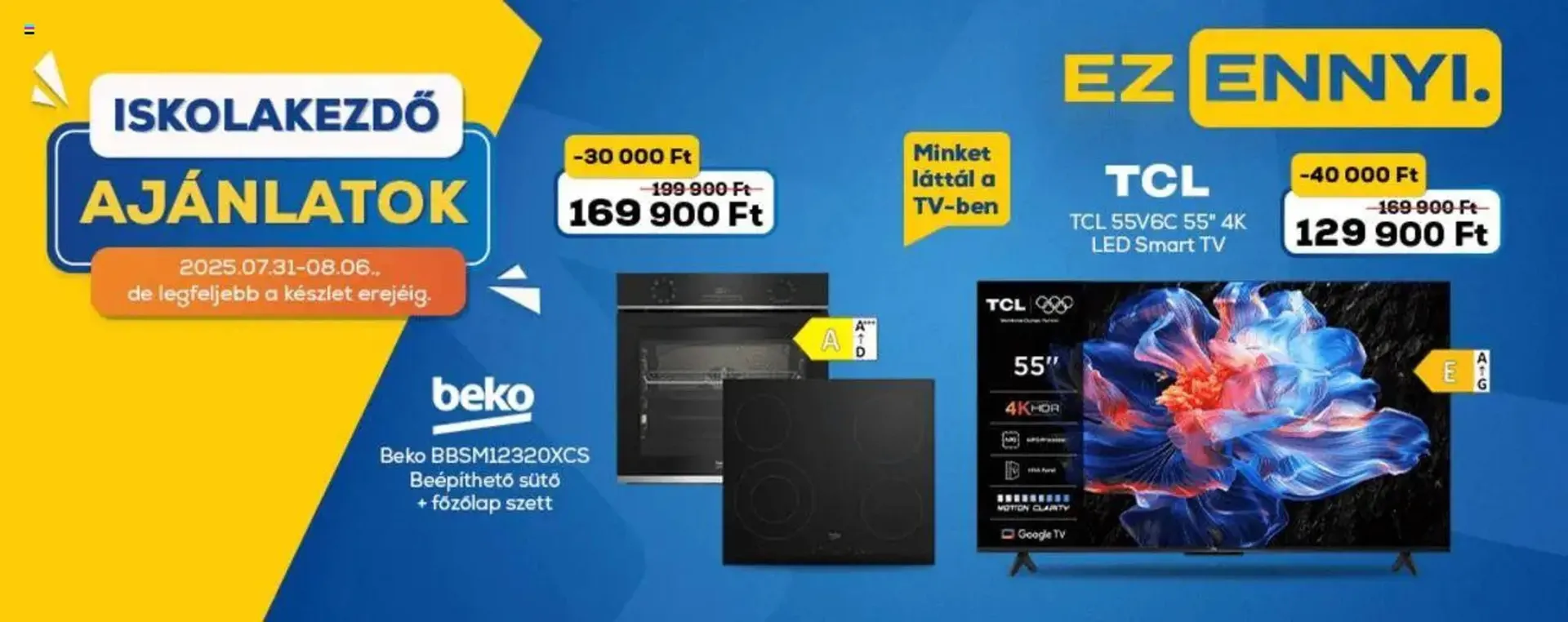 Katalógus Euronics akciós újság július 31.-tól augusztus 6.-ig 2025. - Oldal 3