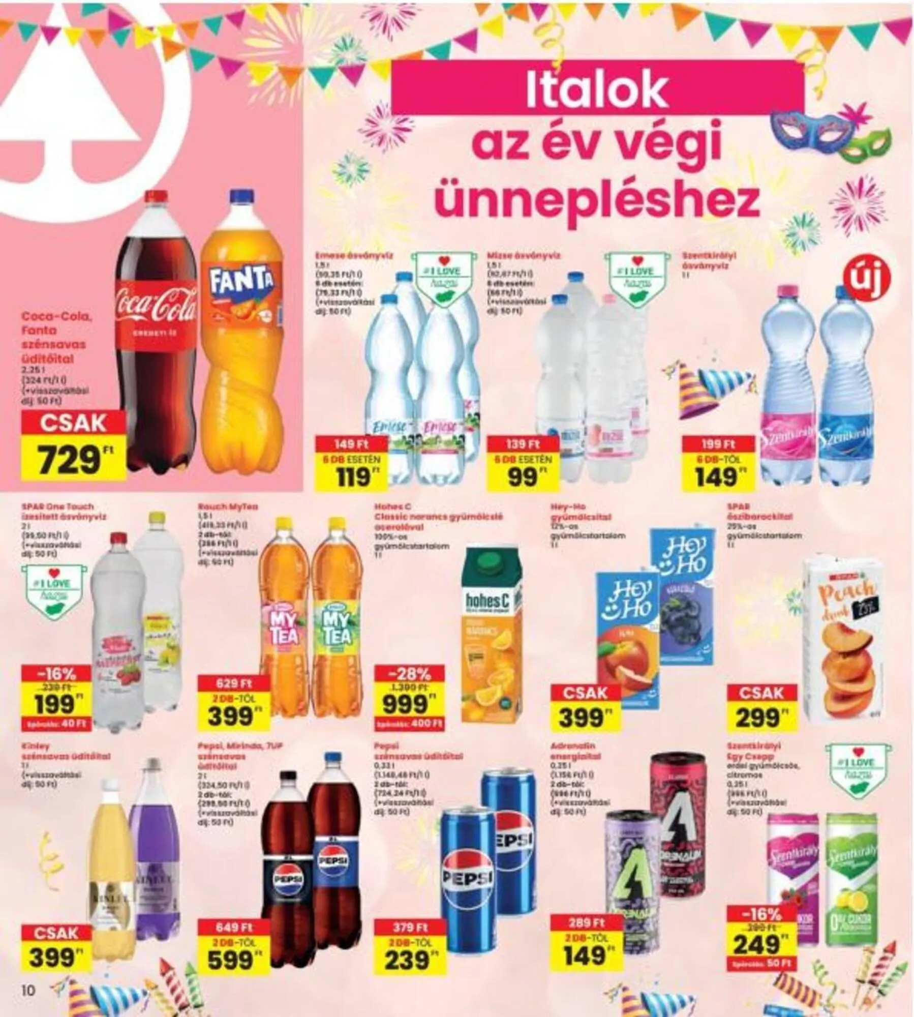 Katalógus Interspar akciós újság december 23.-tól január 2.-ig 2026. - Oldal 10