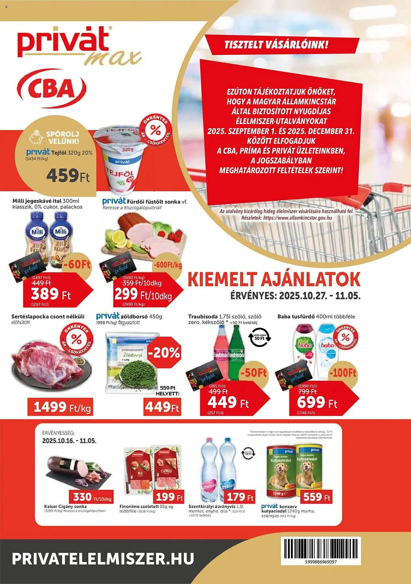 PRIVÁT akciós újság - 1