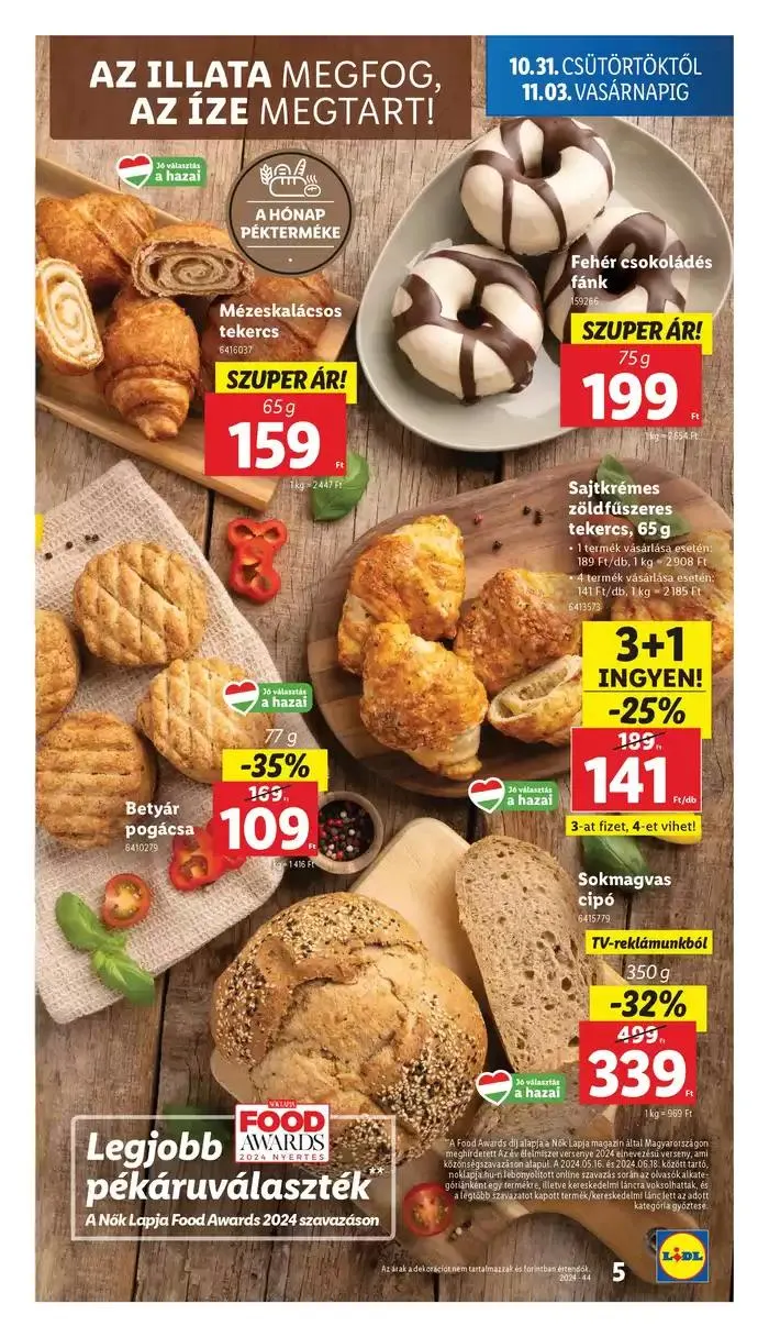 Katalógus Akciós újság – 44. hét október 31.-tól november 6.-ig 2024. - Oldal 5