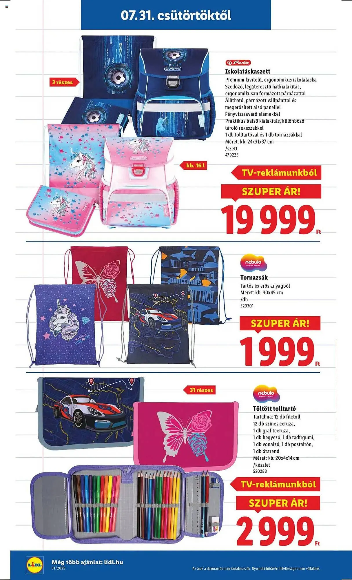 Katalógus Lidl akciós újság július 31.-tól augusztus 31.-ig 2025. - Oldal 2