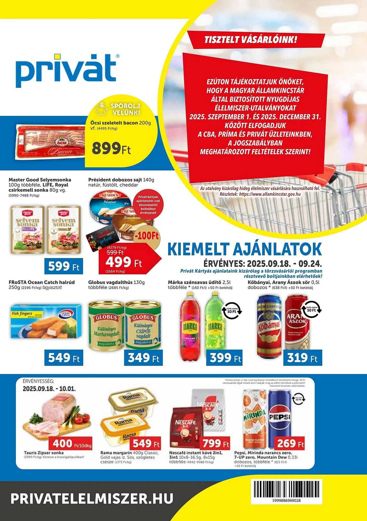 PRIVÁT akciós újság - 1