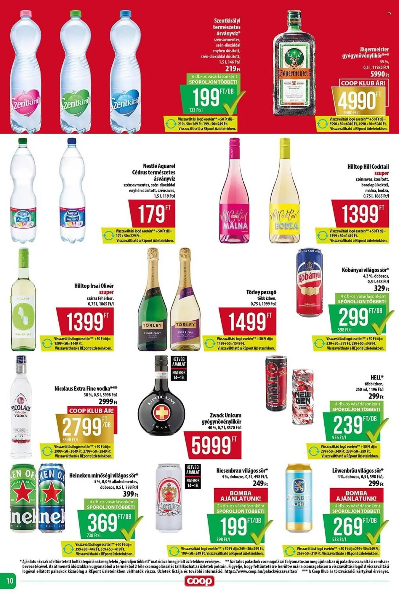 Katalógus Coop akciós újság november 13.-tól november 19.-ig 2025. - Oldal 10