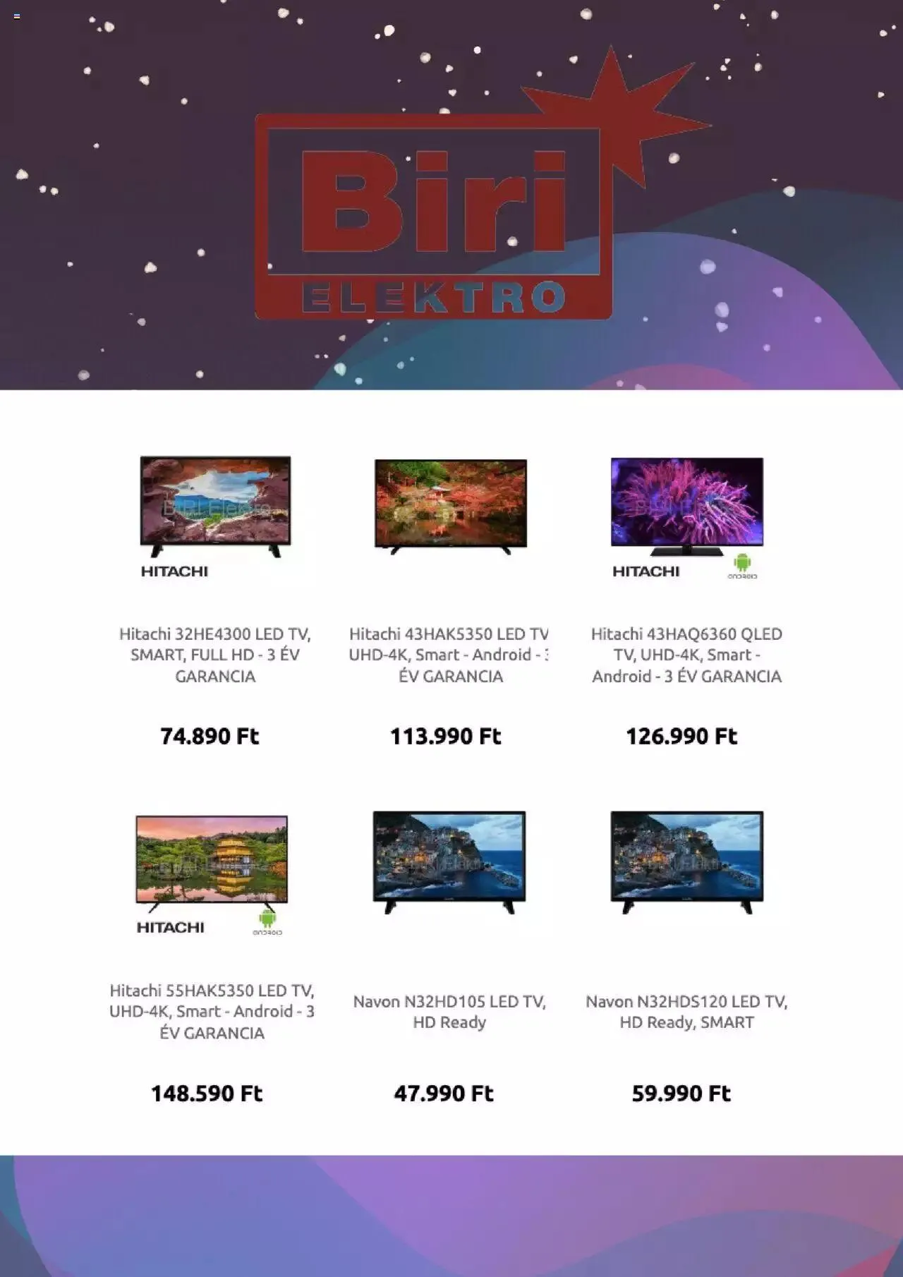 Katalógus Biri Elektro - Akciós újság december 6.-tól december 31.-ig 2023. - Oldal 2