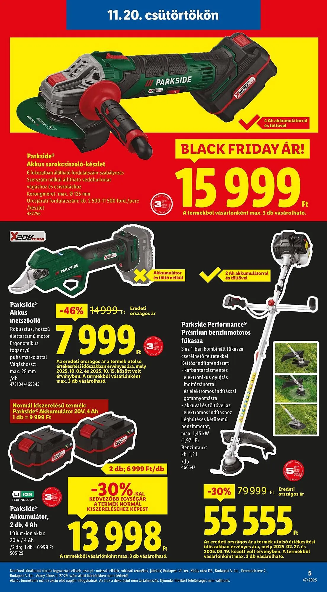 Katalógus Lidl akciós újság november 20.-tól november 26.-ig 2025. - Oldal 5