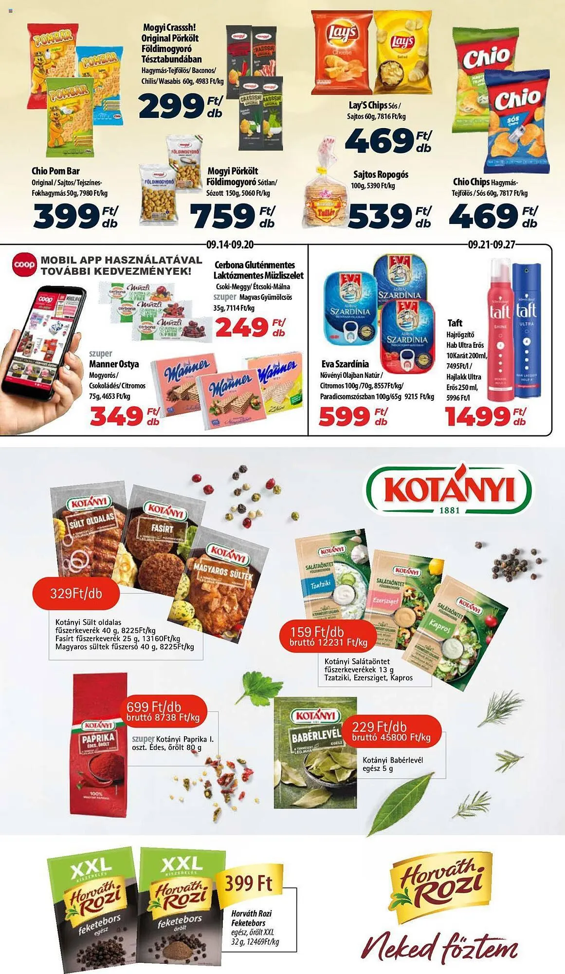 Katalógus Coop akciós újság szeptember 14.-tól október 4.-ig 2023. - Oldal 6