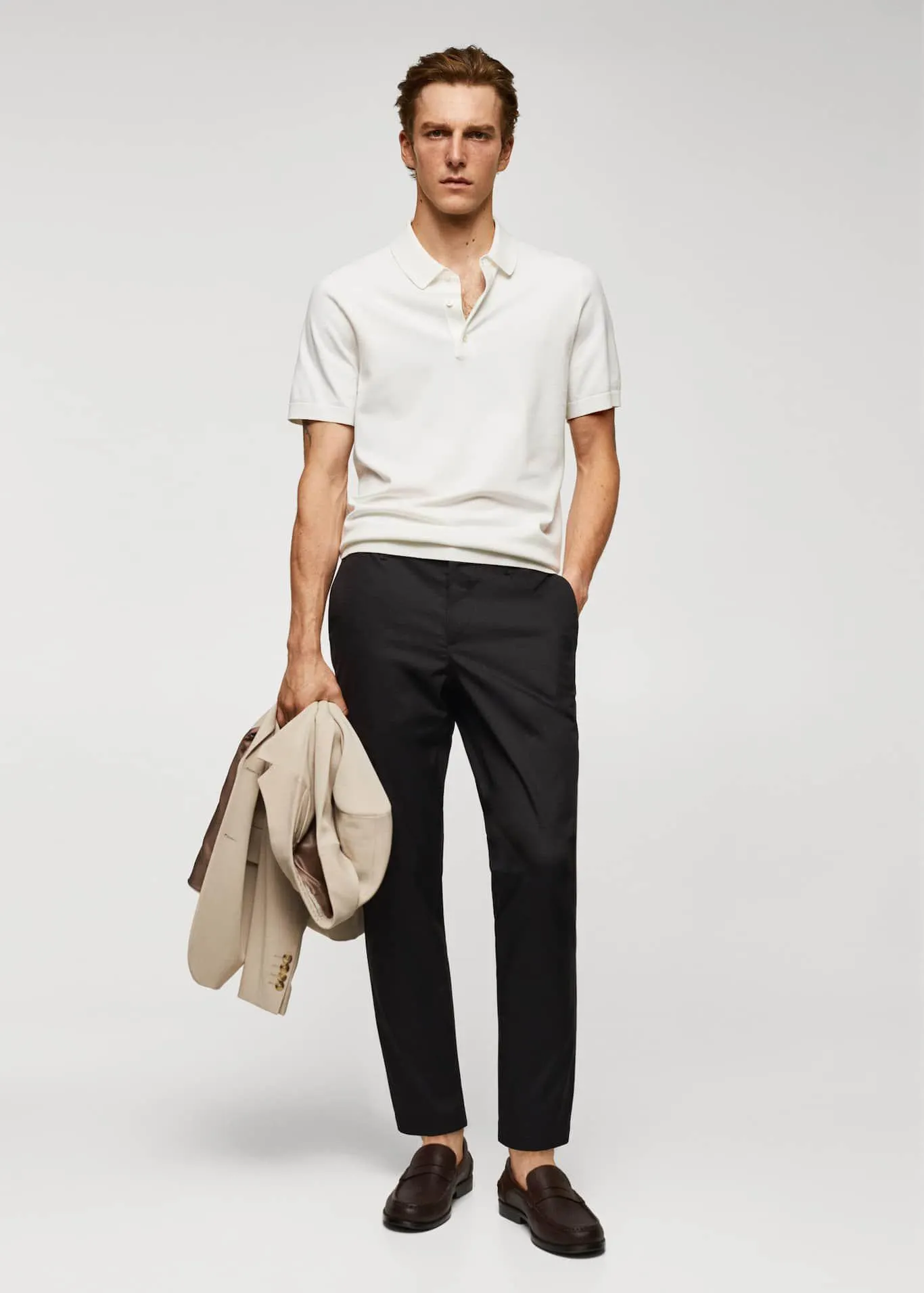 Slim fit pamutnadrág