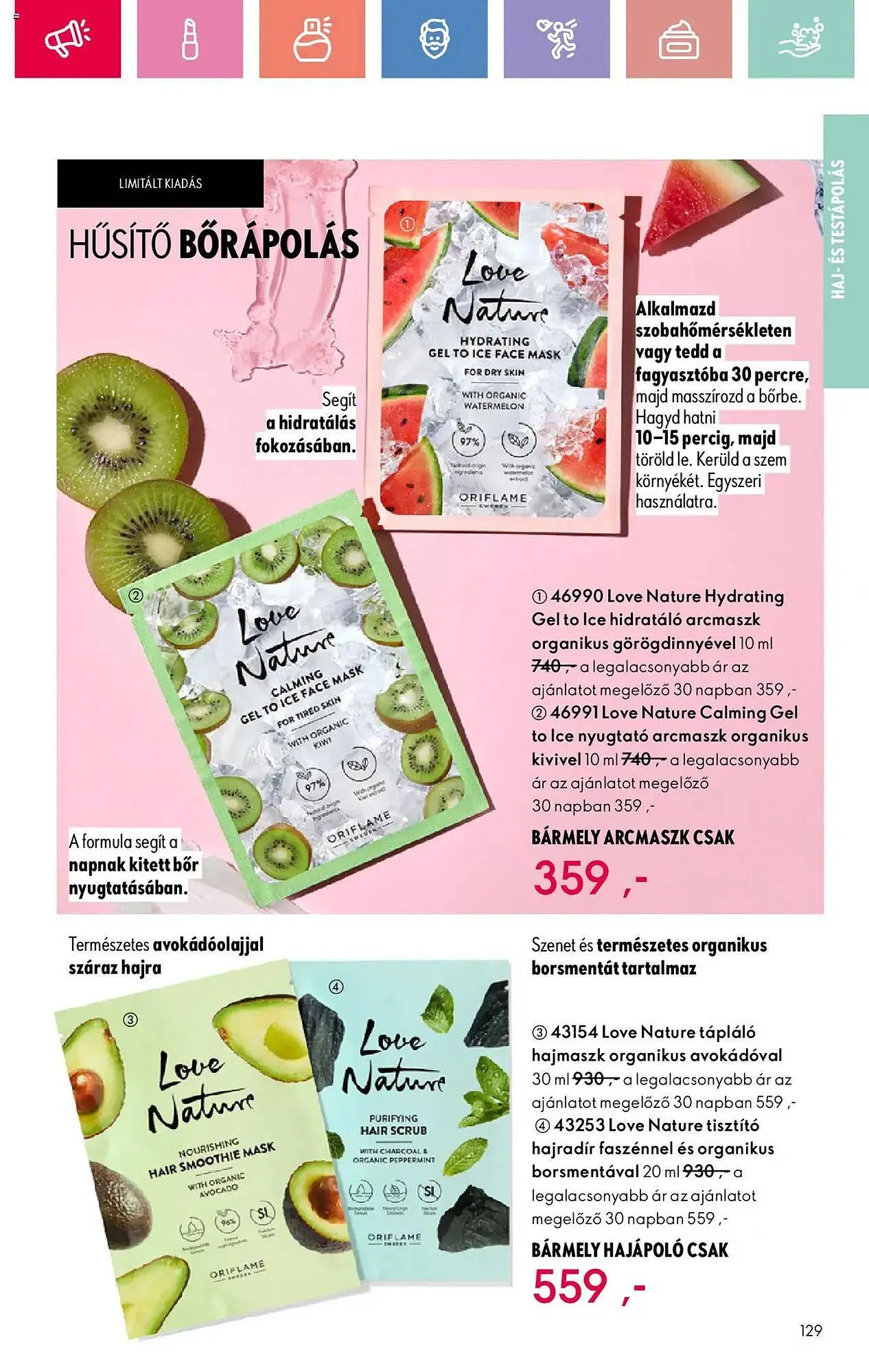 Katalógus Oriflame akciós újság augusztus 17.-tól szeptember 6.-ig 2025. - Oldal 129