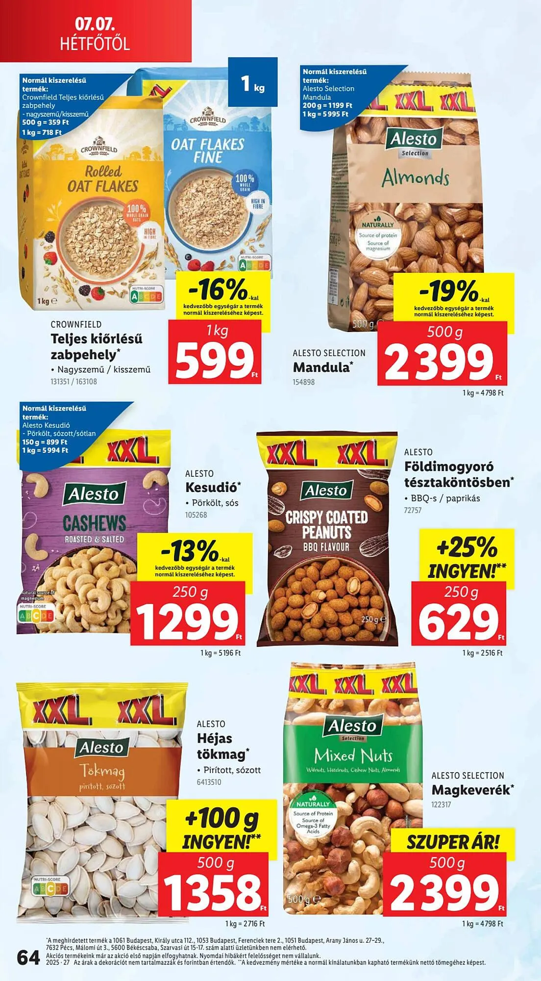 Katalógus Lidl akciós újság július 3.-tól július 9.-ig 2025. - Oldal 64