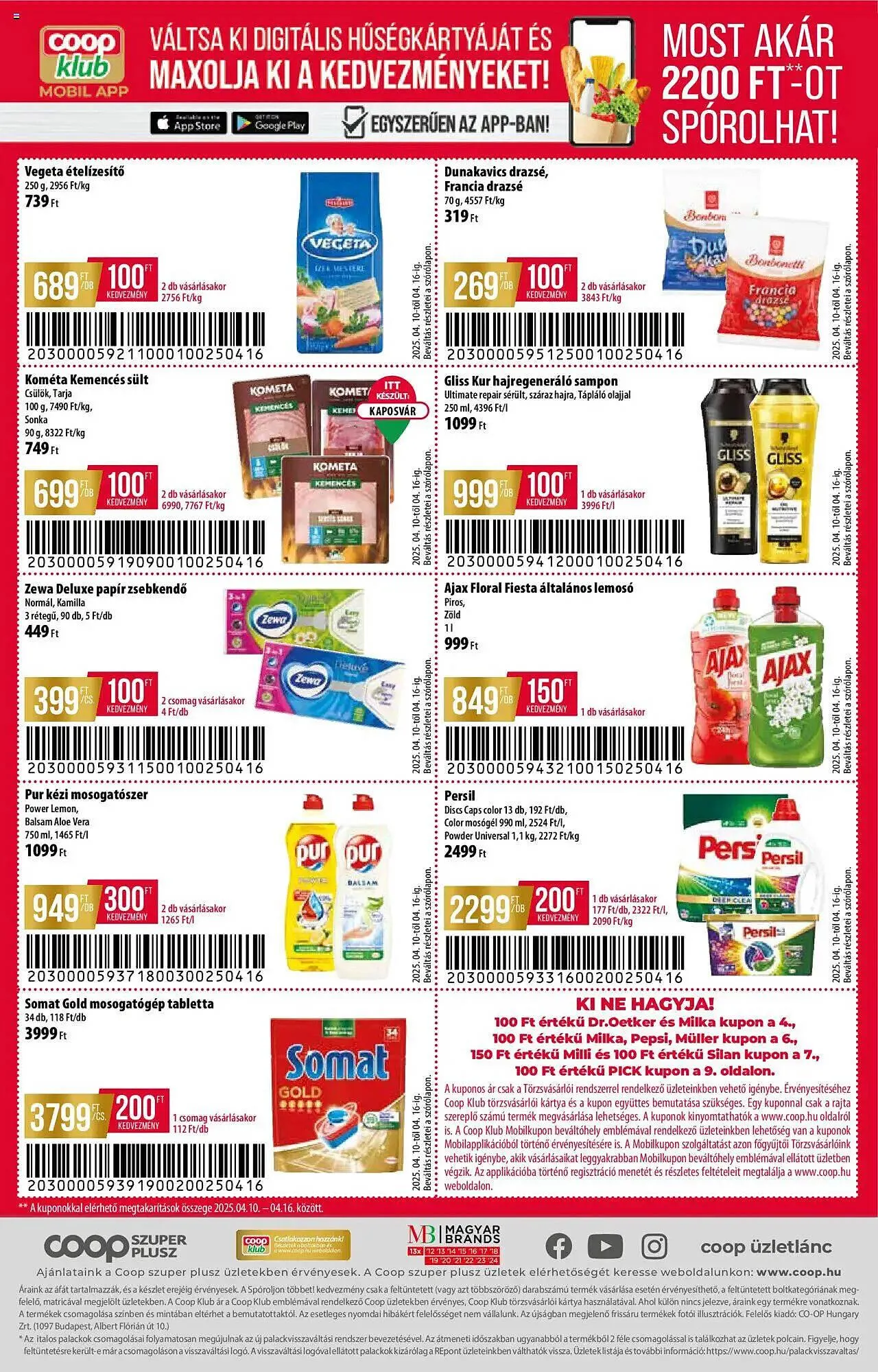Katalógus Coop akciós újság április 10.-tól április 16.-ig 2025. - Oldal 16