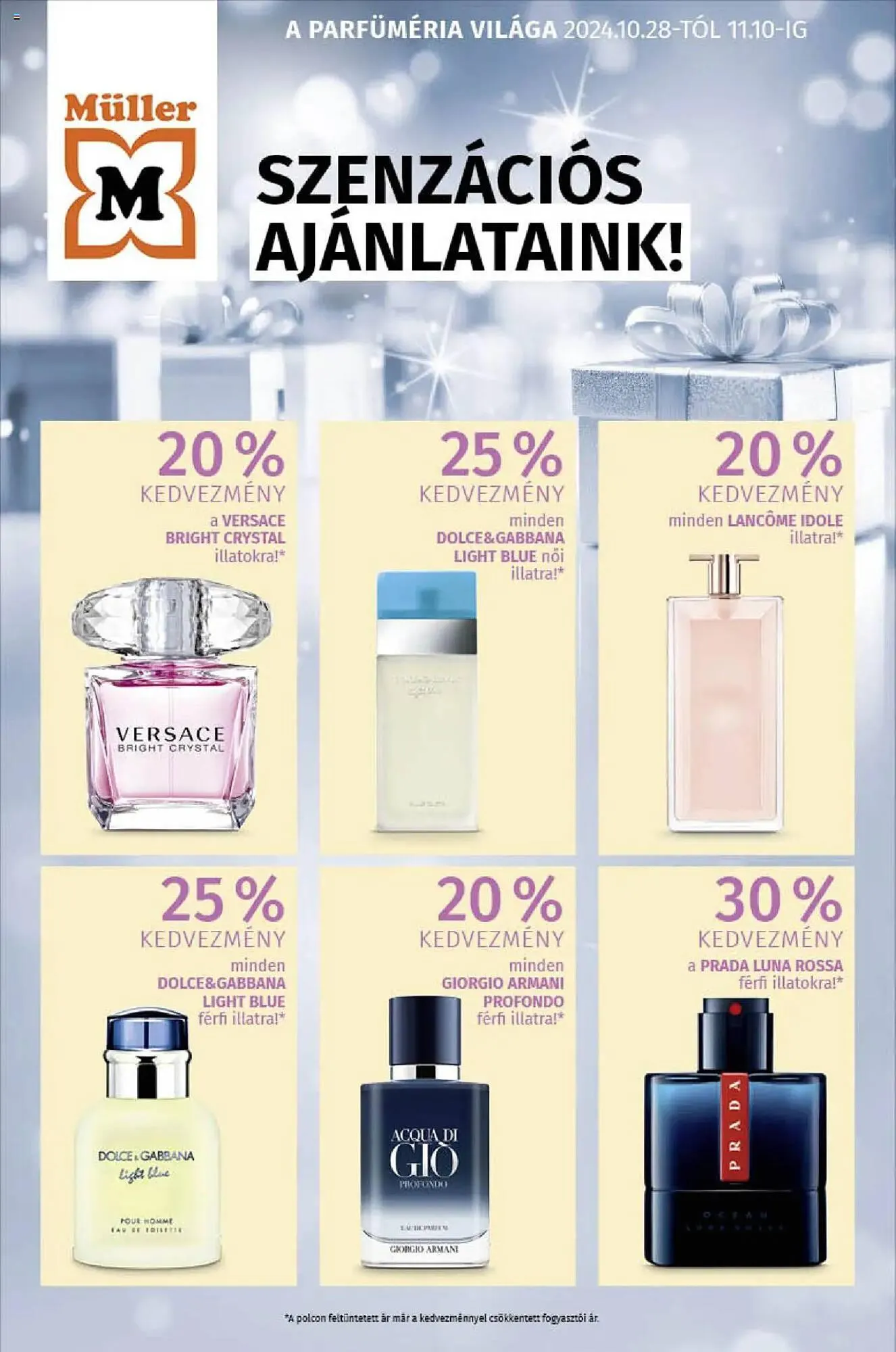 Katalógus Müller akciós újság október 28.-tól november 10.-ig 2024. - Oldal 1