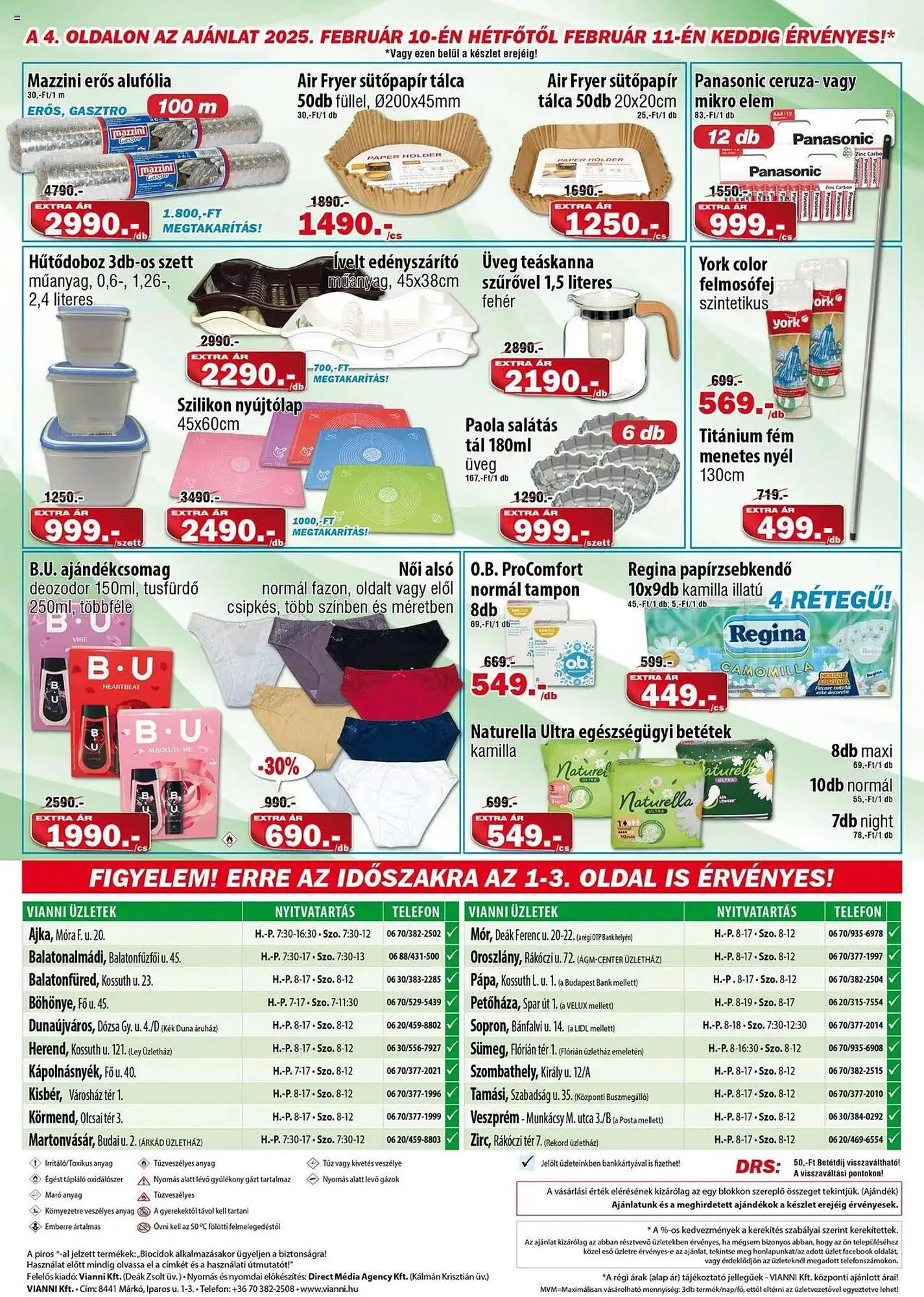 Katalógus Vianni Drogéria akciós újság február 5.-tól február 11.-ig 2025. - Oldal 4