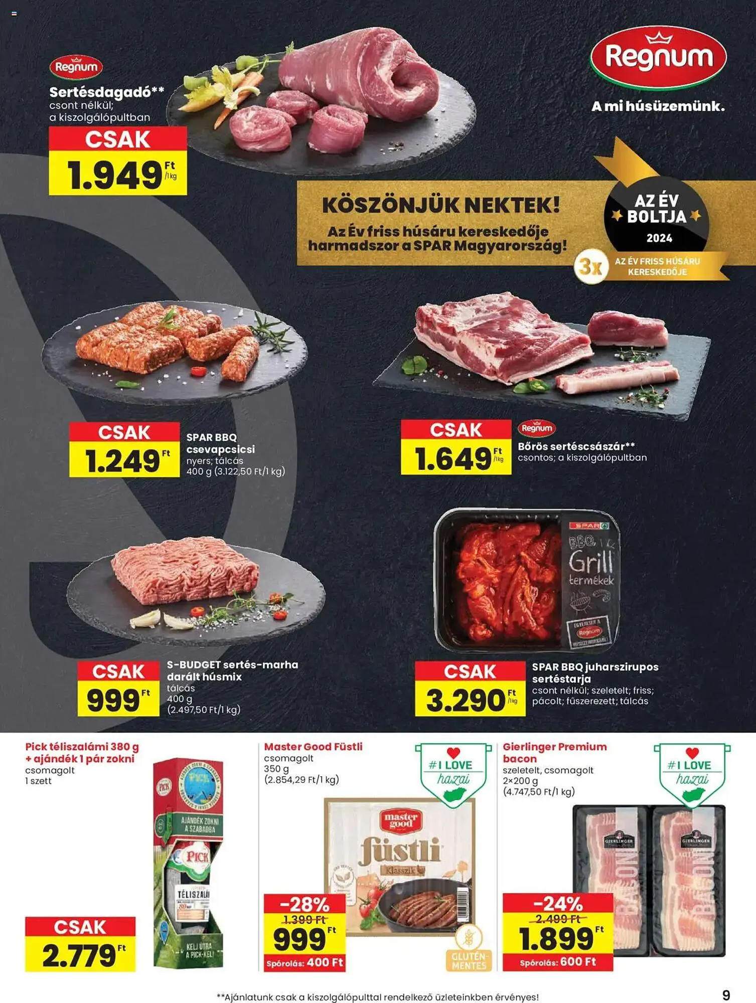 Katalógus Spar akciós újság április 3.-tól április 9.-ig 2025. - Oldal 9