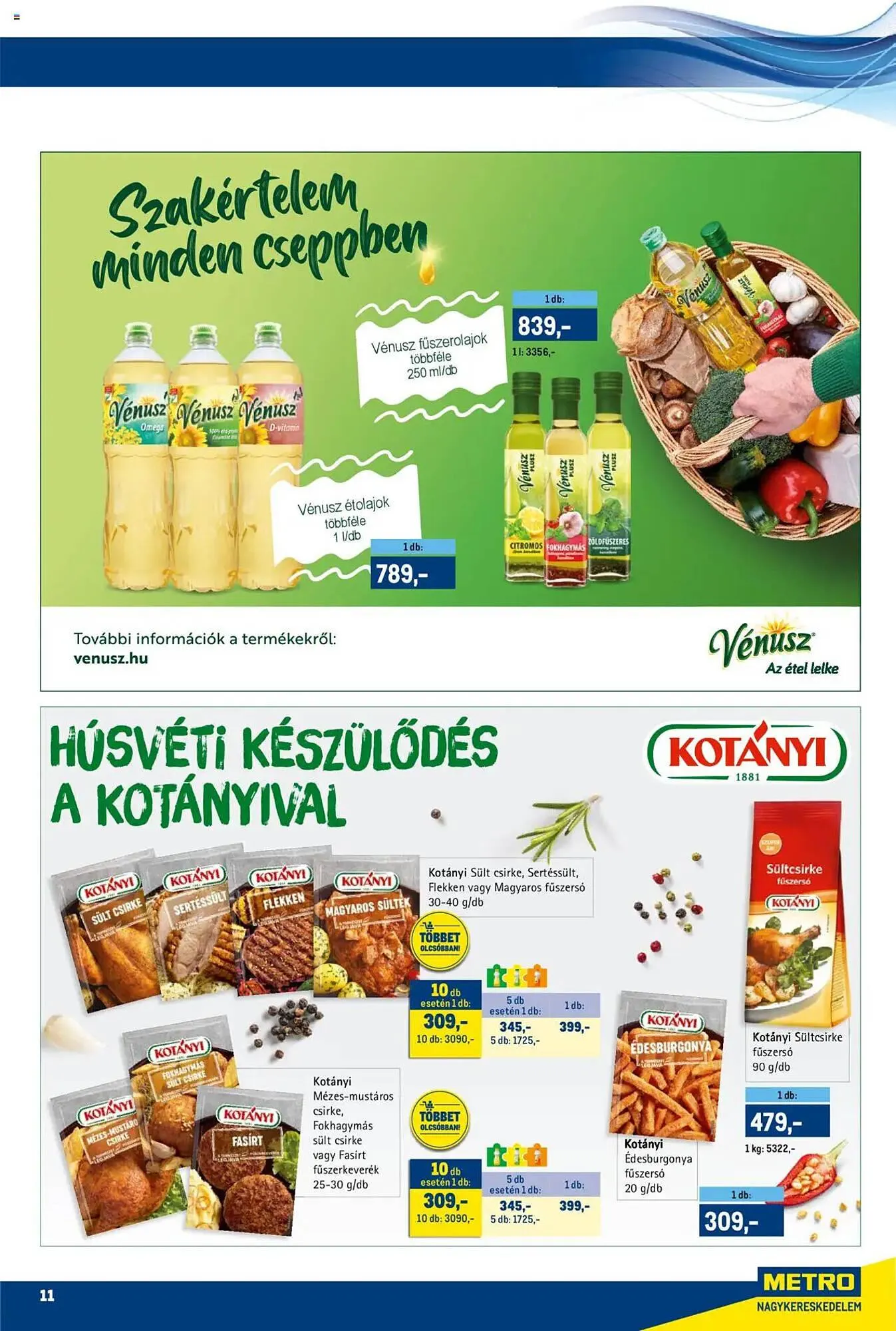 Katalógus Metro akciós újság április 1.-tól április 17.-ig 2025. - Oldal 11