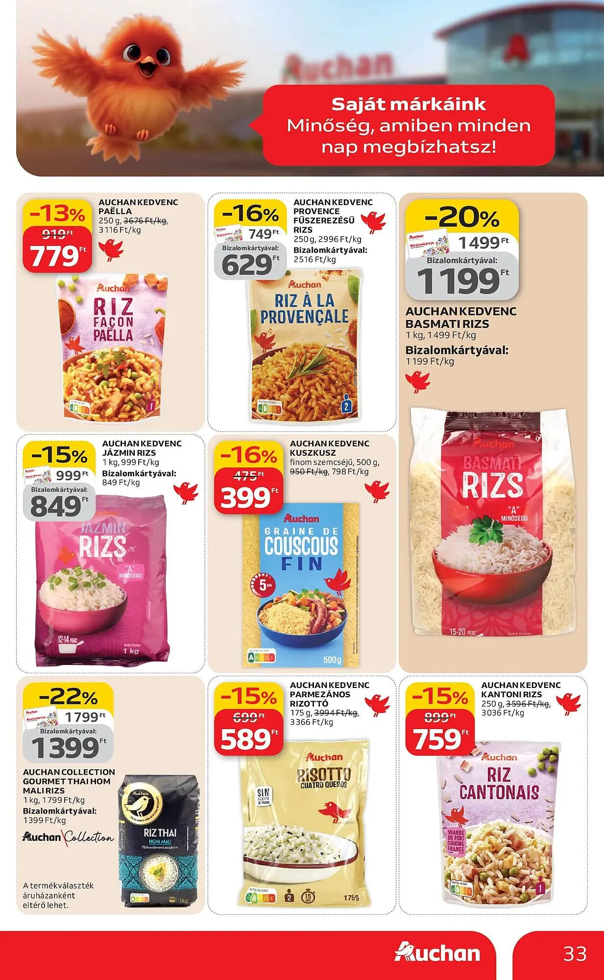 Katalógus Auchan akciós újság március 12.-tól március 18.-ig 2026. - Oldal 33