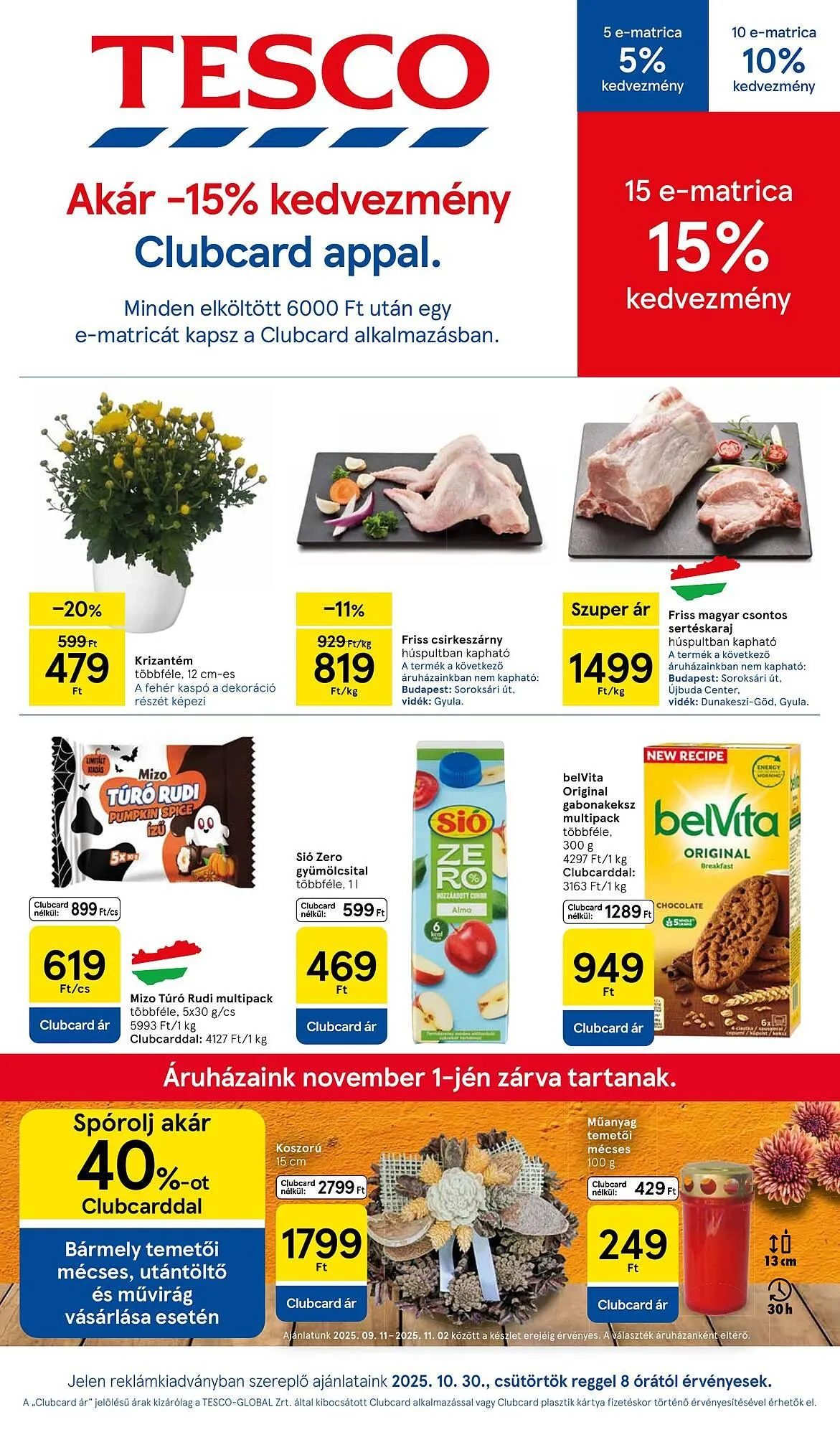 Tesco akciós újság - 1