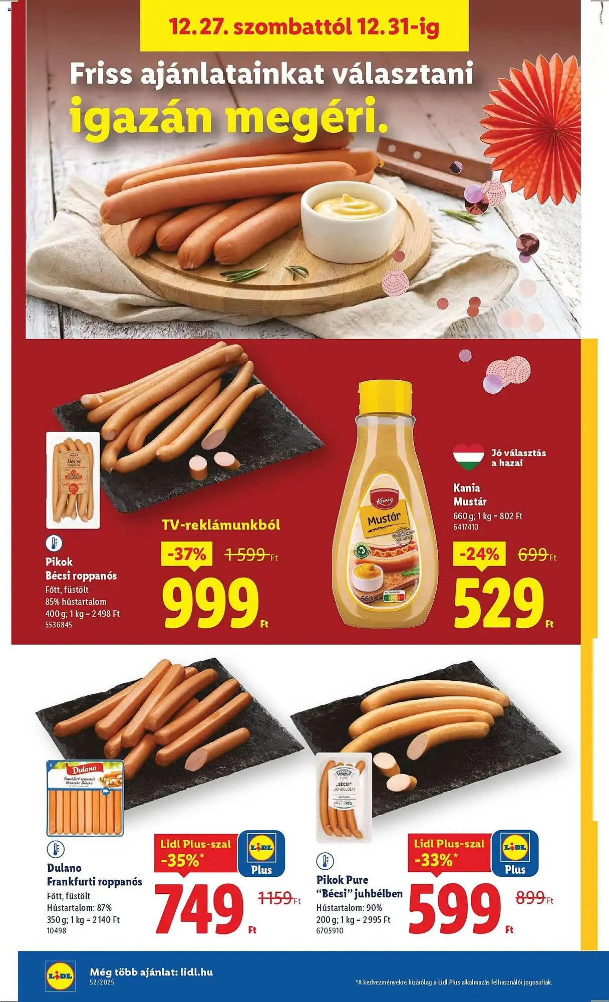 Katalógus Lidl akciós újság december 27.-tól december 31.-ig 2025. - Oldal 4