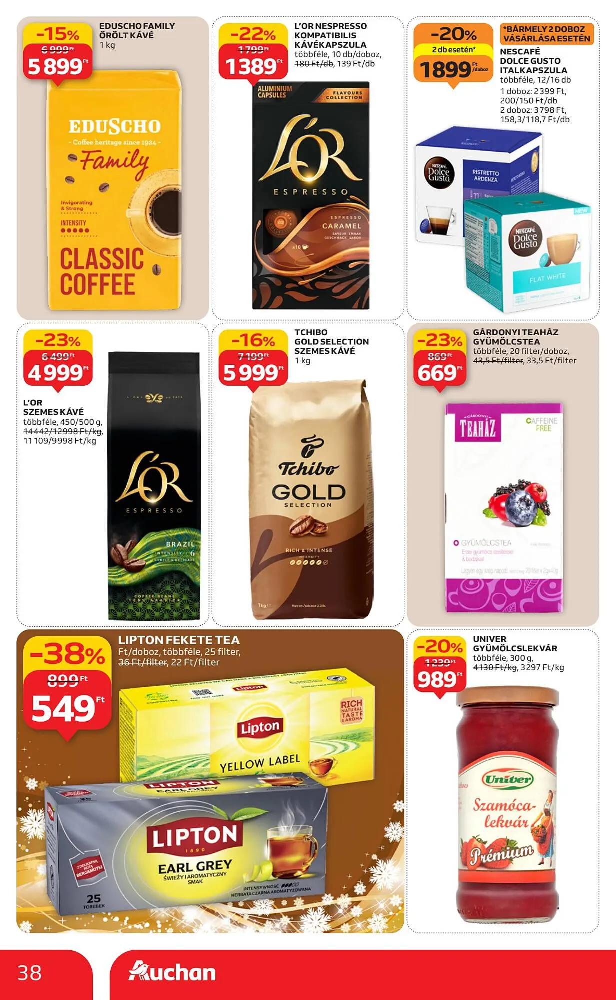 Katalógus Auchan akciós újság december 4.-tól december 10.-ig 2025. - Oldal 38