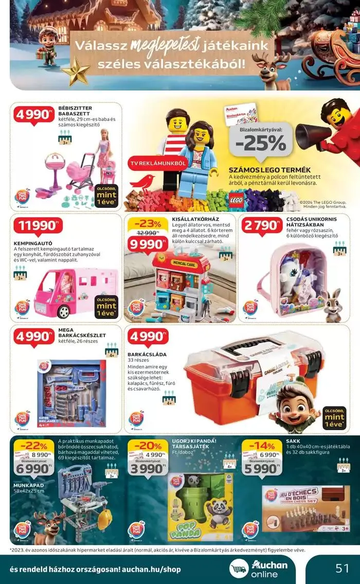 Katalógus Catalog Auchan október 28.-tól november 6.-ig 2024. - Oldal 51