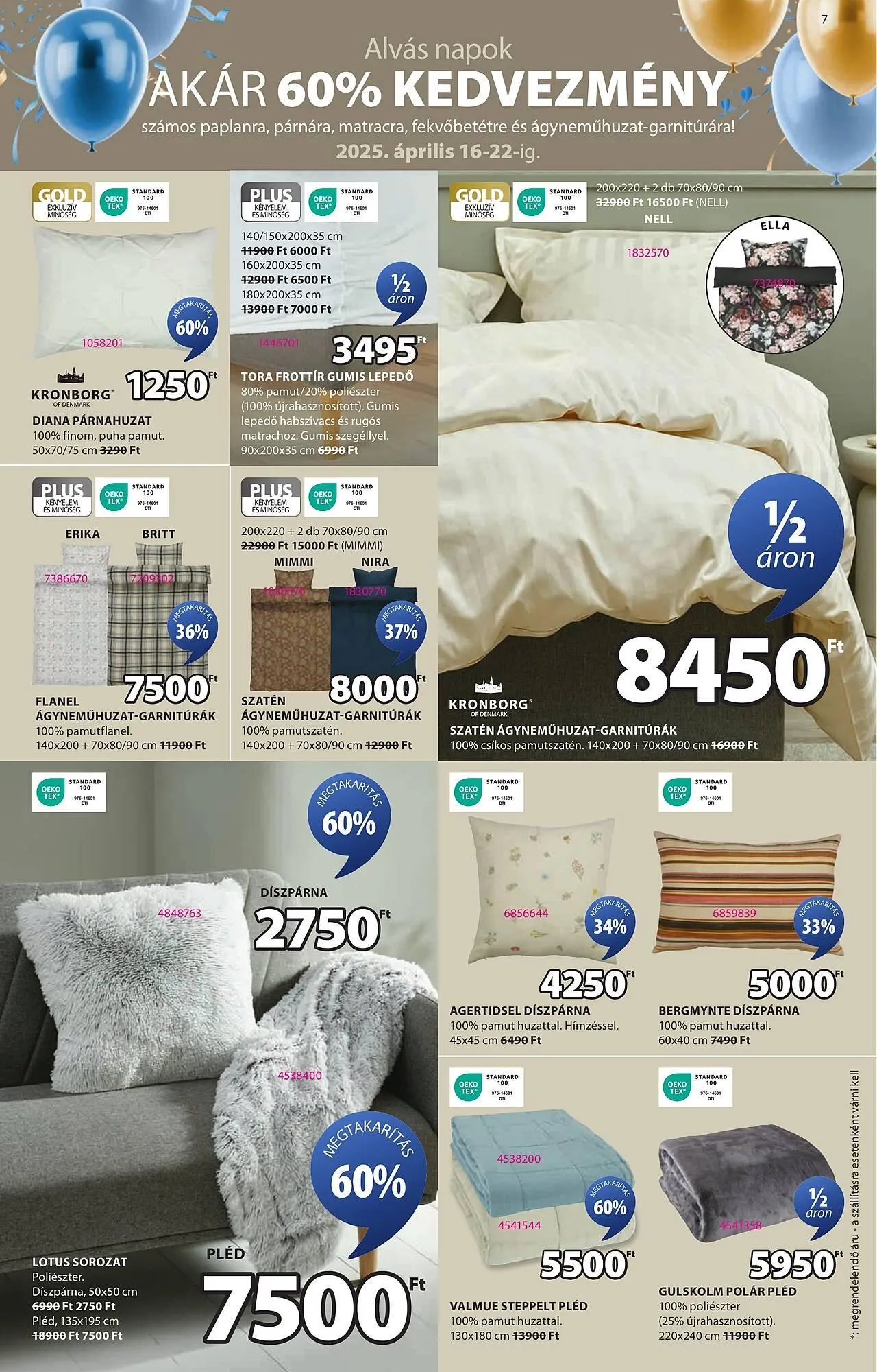 Katalógus JYSK akciós újság április 16.-tól május 18.-ig 2025. - Oldal 7