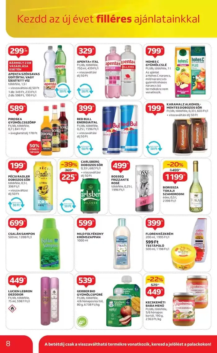 Katalógus Vonzó különleges ajánlatok mindenki számára január 13.-tól február 5.-ig 2025. - Oldal 8