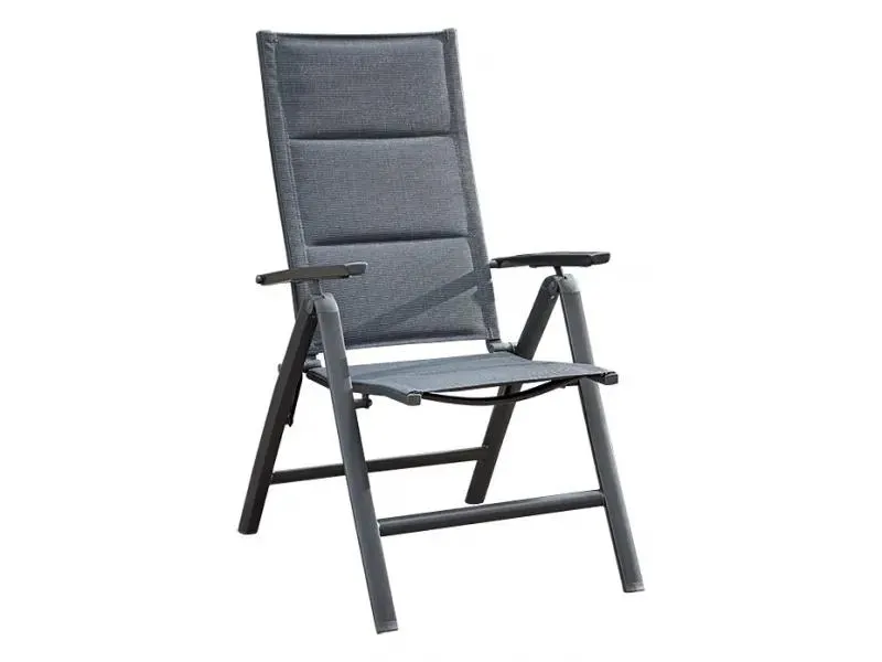 SUNFUN MAJA - kerti szék (szürke, pozicionálható)